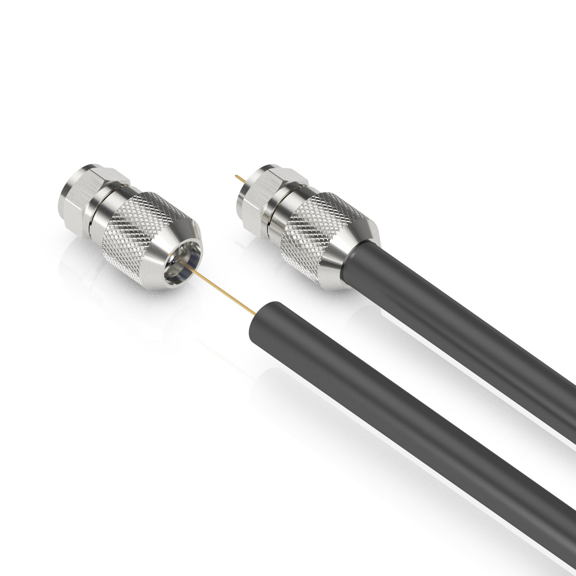PureLink PureLInk Easyfit F-Stecker Innovativer SAT-Kabel EF020-10 mit Satkabel für einem