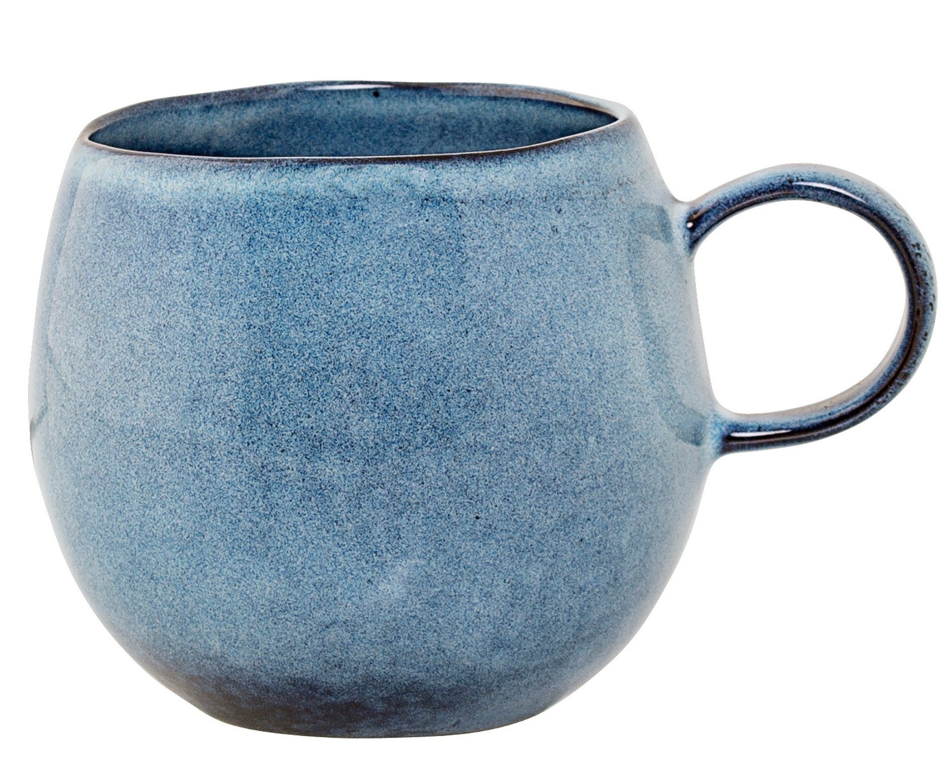 mit Tasse Keramik blau, Henkel Bloomingville "Sandrine" Tasse Bloomingville