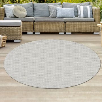 Teppich Klassischer Teppich für drinnen & draußen schlicht in creme, Teppich-Traum, rechteckig, Höhe: 10 mm