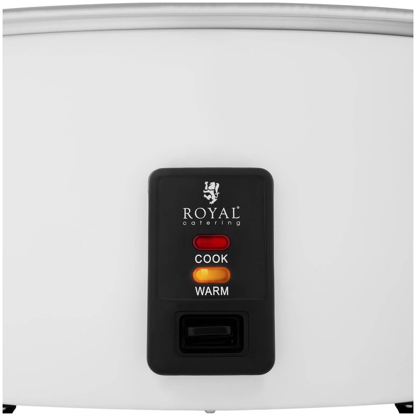 Royal Catering Reiskocher 13L Gastro Dampfkocher Reiskochtopf Gemüsegarer Warmhaltefunktion, 2000 W – Bild 3 von 5