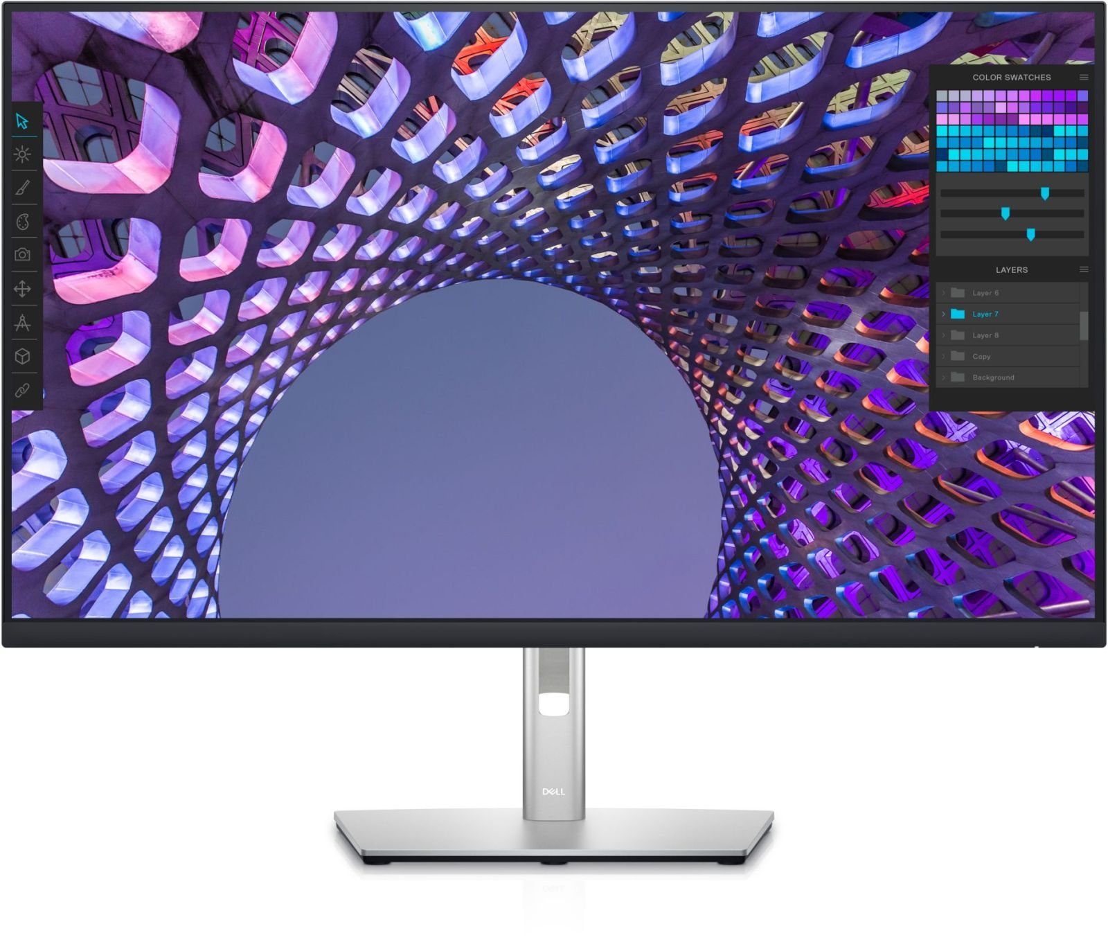 Dell 32 4K USB-C HUB MONITOR TFT-Monitor (3840 x 2160 px, 4K Ultra HD, 8 ms Reaktionszeit, 60 Hz, TFT, HDCP, Pivot, Höhenverstellbar)