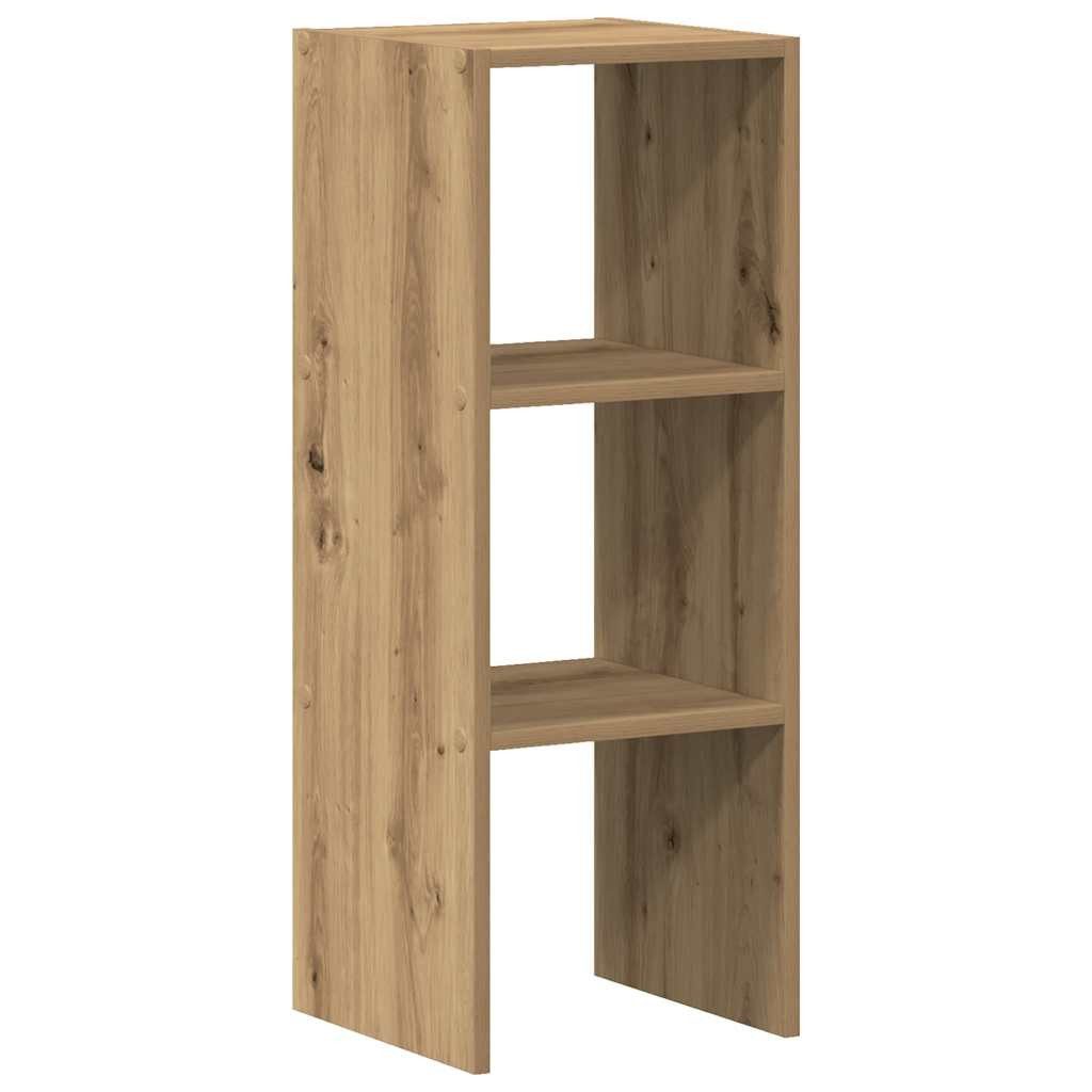 vidaXL Fächerschrank Bücherregal Stapelbar Artisan-Eiche 30x30x80 günstig online kaufen