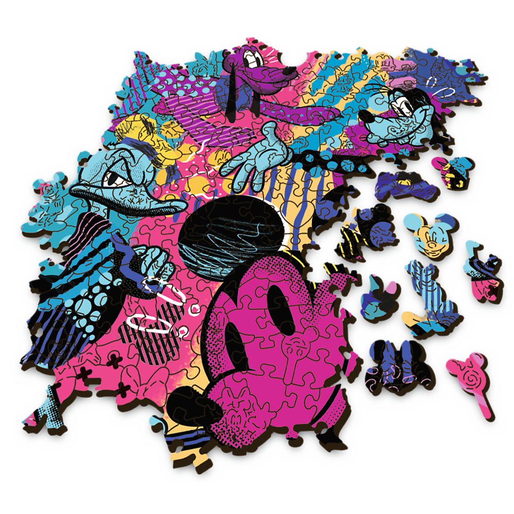 Trefl Puzzle Disney Mickey Mouse 500+5 Sonderform Holz Puzzle, 500 Puzzleteile, Made in Europe