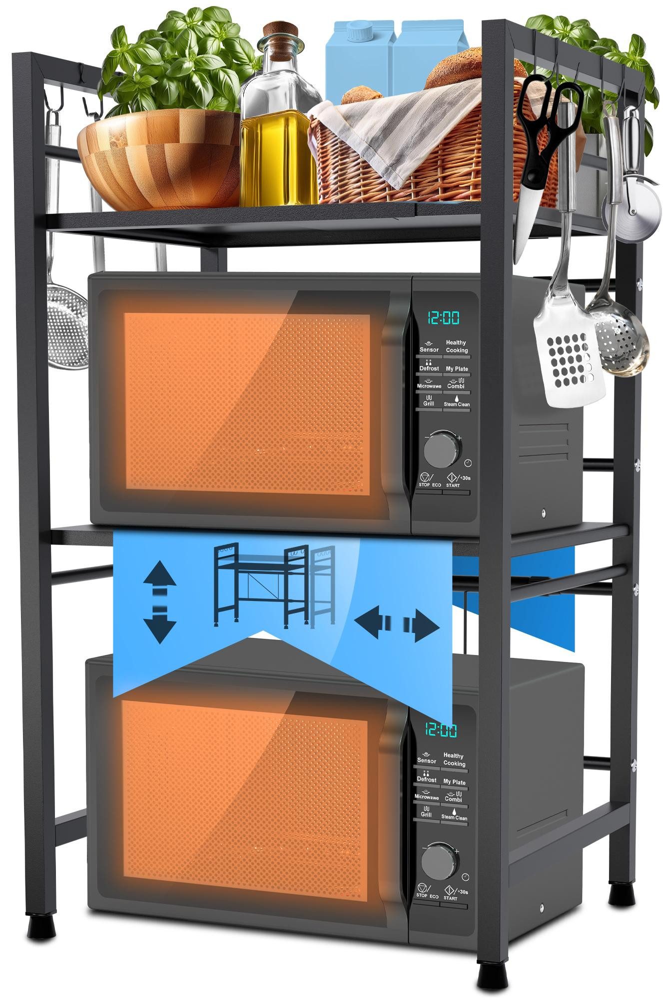 CLP Küchenregal Marana, Verstellbar in Breite günstig online kaufen