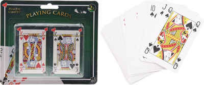 Koopman Spielesammlung, Weiß, 2x 56 Stk. (1 Packung), Poker, Skat, Canasta