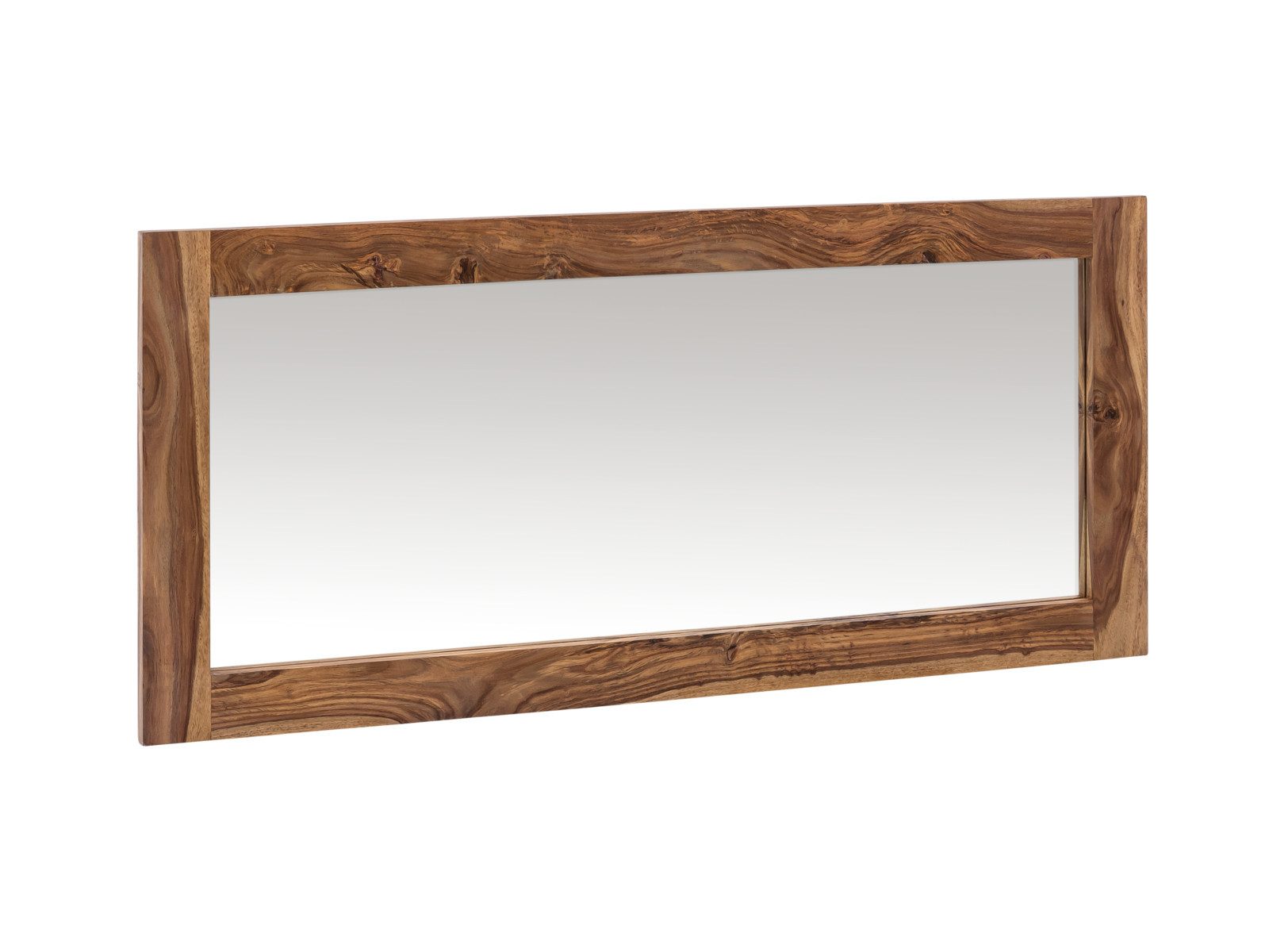 massivum Badspiegel Laros 130x55 Holzspiegel Wandspiegel Akazie (1-St)