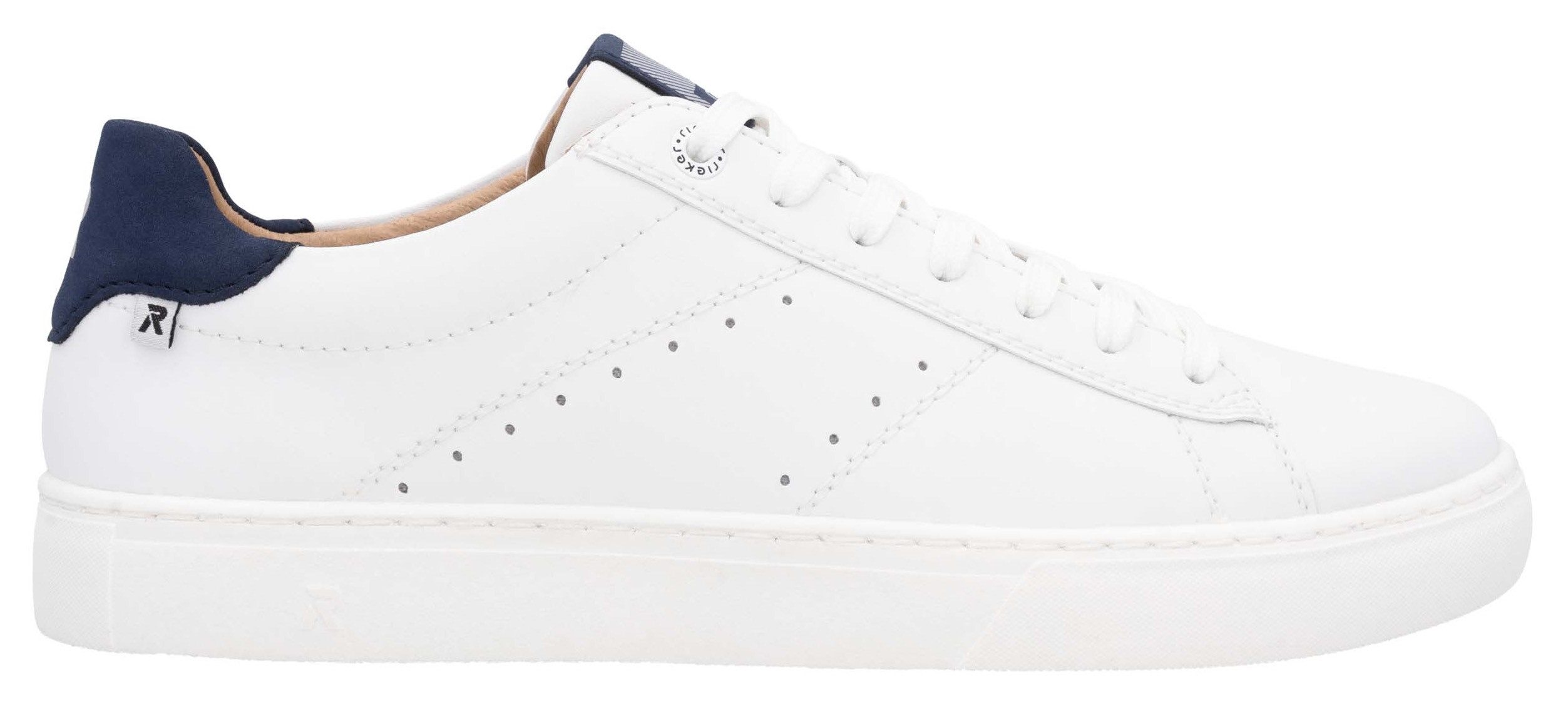 RIEKER Sport Sneaker mit Leder-Innenfutter, Freizeitschuh, Halbschuh, Schnü günstig online kaufen