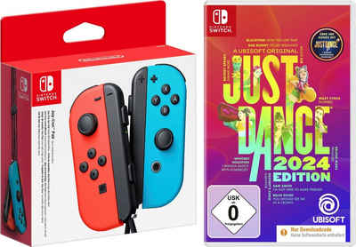 Nintendo Switch Joy-Con 2er-Set Wireless + Just Dance 2024 Edition (Code in a box) Switch-Controller