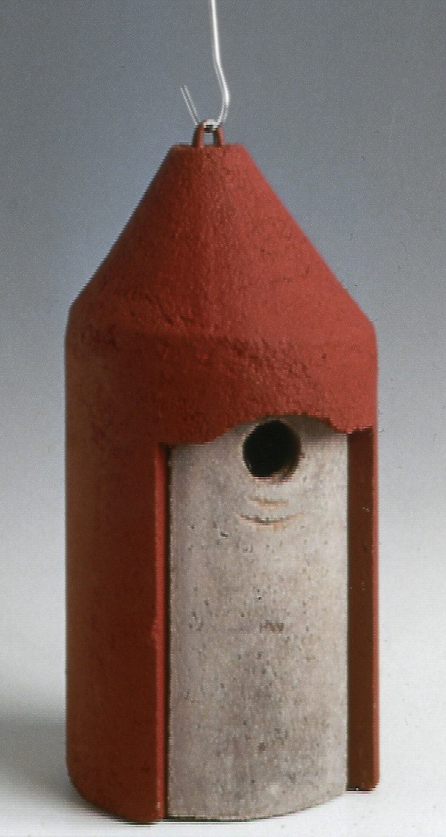 Schwegler Nistkasten Naturschutzprodukt Nisthöhle Typ 2M Nisthilfe Flugloch 26 mm in rot