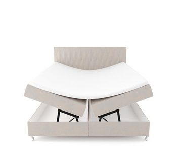 Sofa Dreams Boxspringbett Vanaveral (Designerbett Bett, inklusive Topper und Matratze), mit Bettkasten, viele Stoffe und Farben, alle Größen