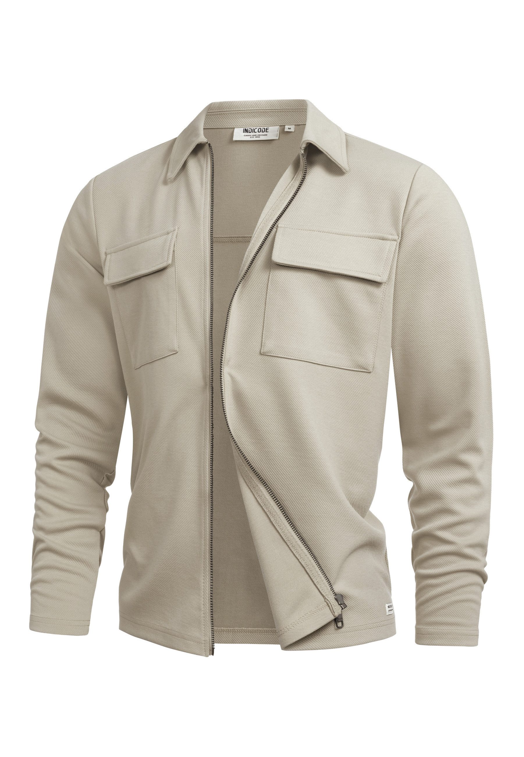 Indicode Hemdjacke INNezzo Zip Shirt