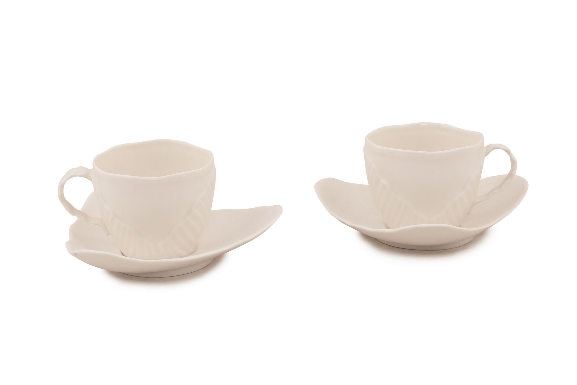 Tasse 100% Porzellan Concept Kaffeetassen, Sahne, Hermia KTP3202,