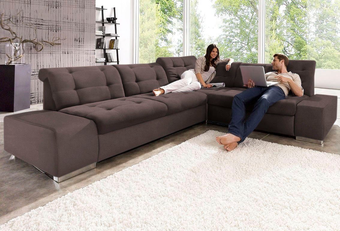 sit&more Ecksofa "Pale L-Form", inklusive Kopfteilverstellung, wahlweise mi günstig online kaufen