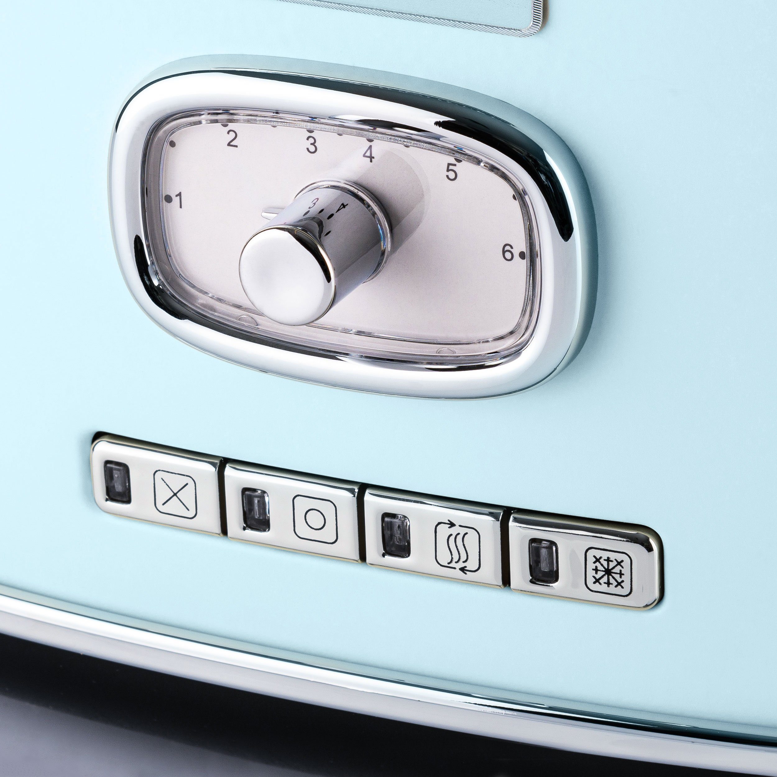 Westinghouse Toaster WKTTB857, Krümelschublade 6 Stufen, 2 kurze Schlitze, für 2 Scheiben, 815 W, Auftau-, Aufwärm-Funktion, Überhitzungsschutz