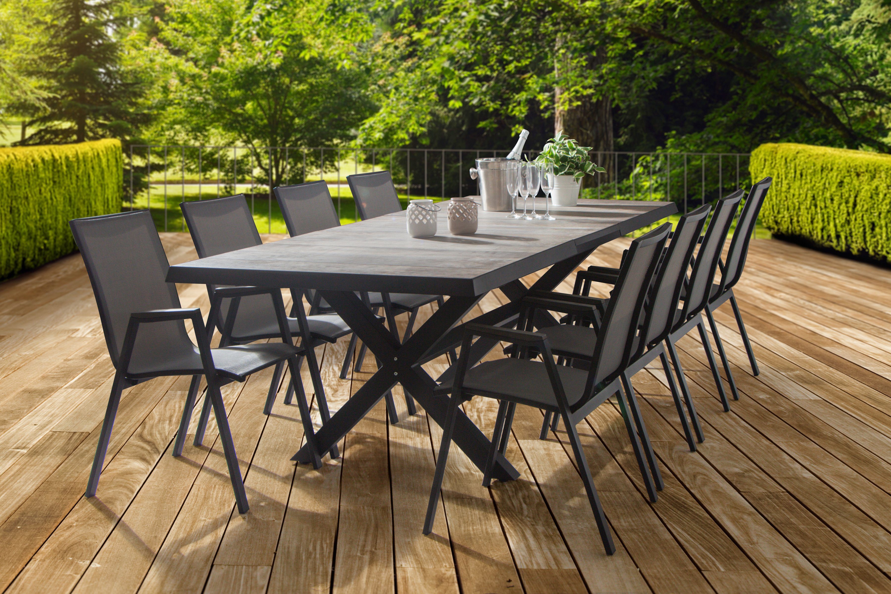 Siena Garden Gartentisch »Sincro«, Untergestell aus hochwertigem