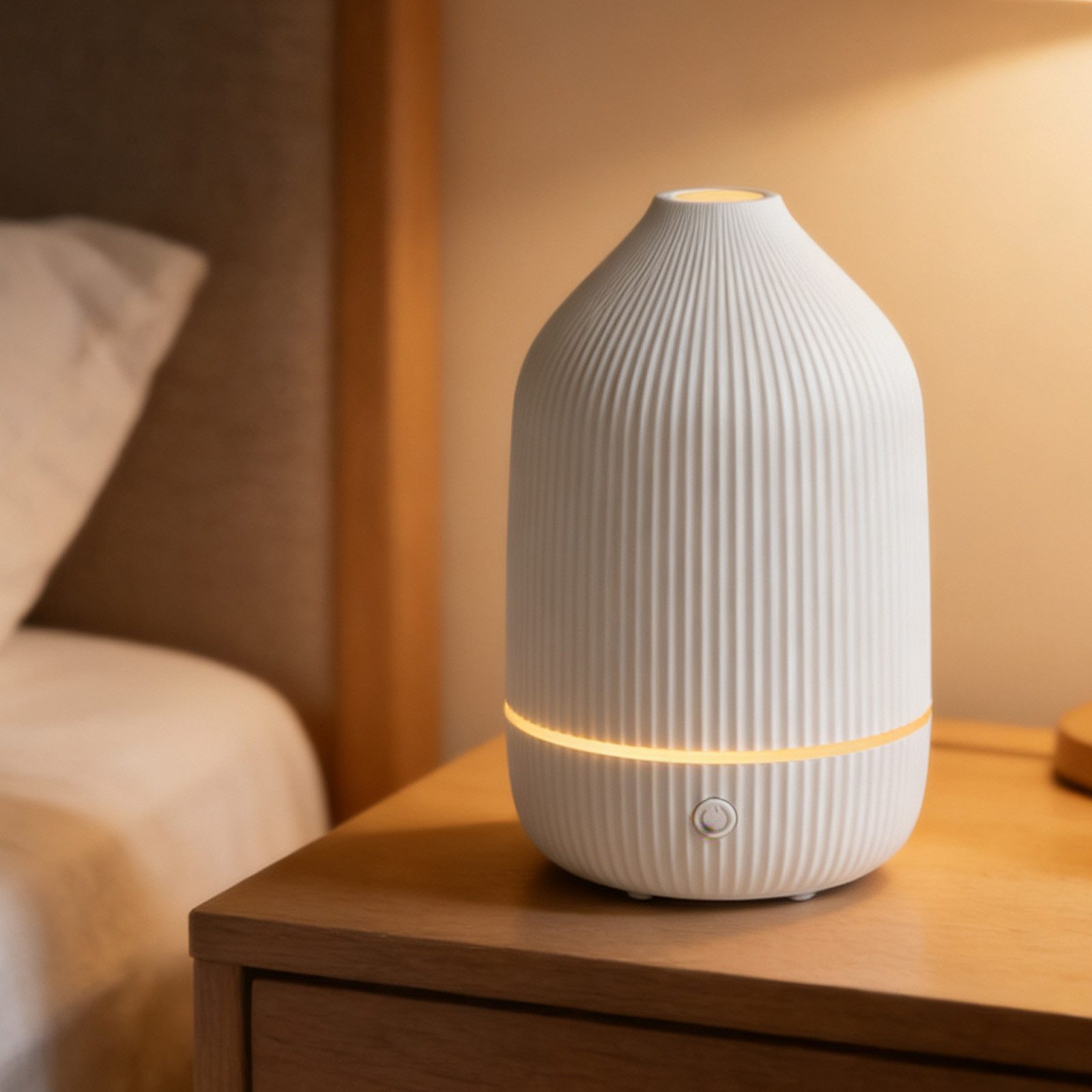 REDOM Diffuser Aroma-Diffusor 100 ml Ultraschall Raumduftgerät mit LED-Farblicht, 0,1 l Wassertank, automatische Abschaltung ideal für Zuhause Büro