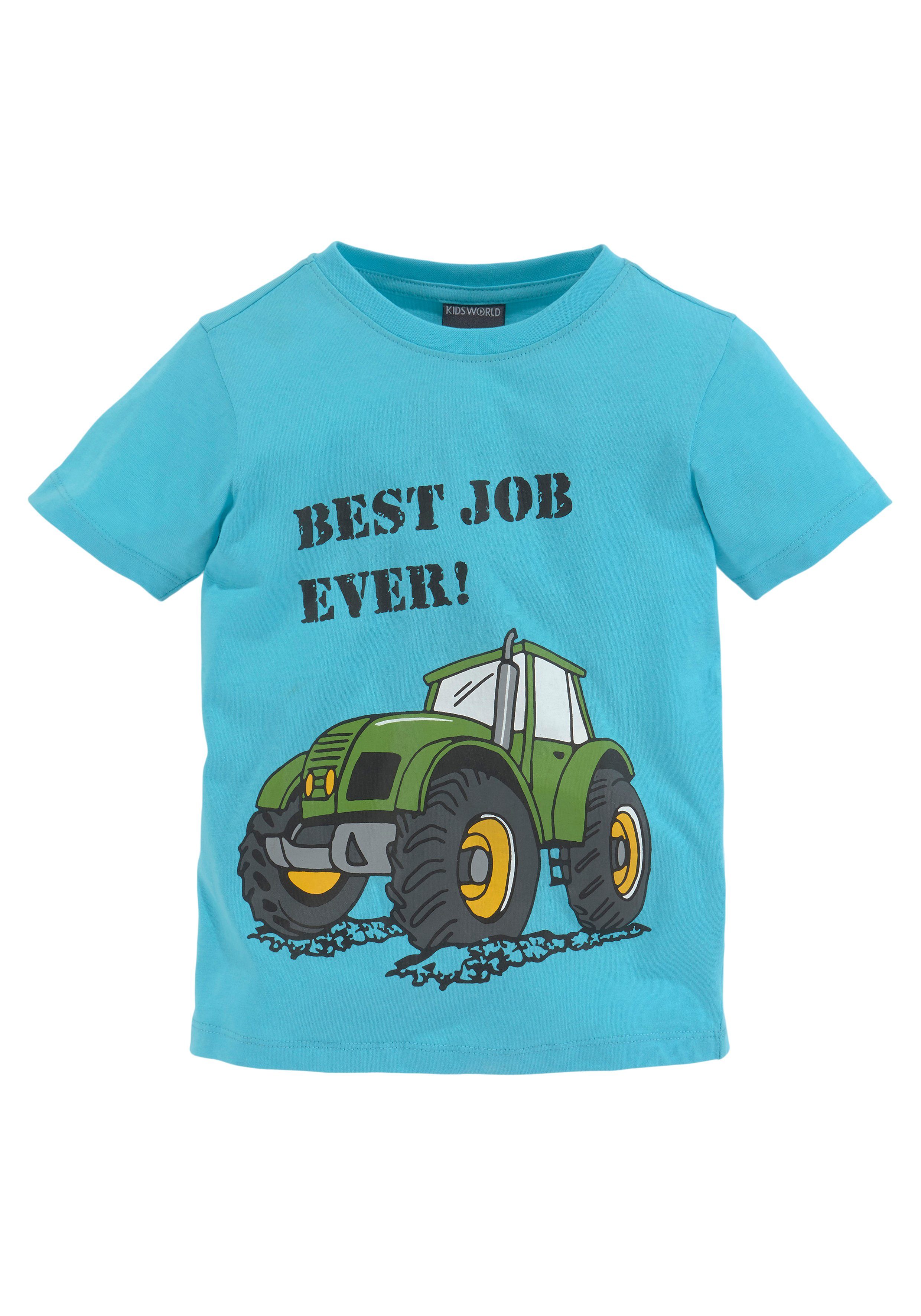 2er-Pack) KIDSWORLD BEST JOB T-Shirt EVER! (Packung,