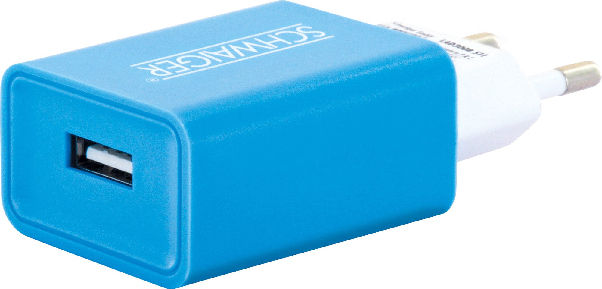 Schwaiger LAD300B 511 KFZ-Adapter Eurostecker zu USB 2.0 A Buchse, integriertes Multi-Schutz Sicherheitssystem