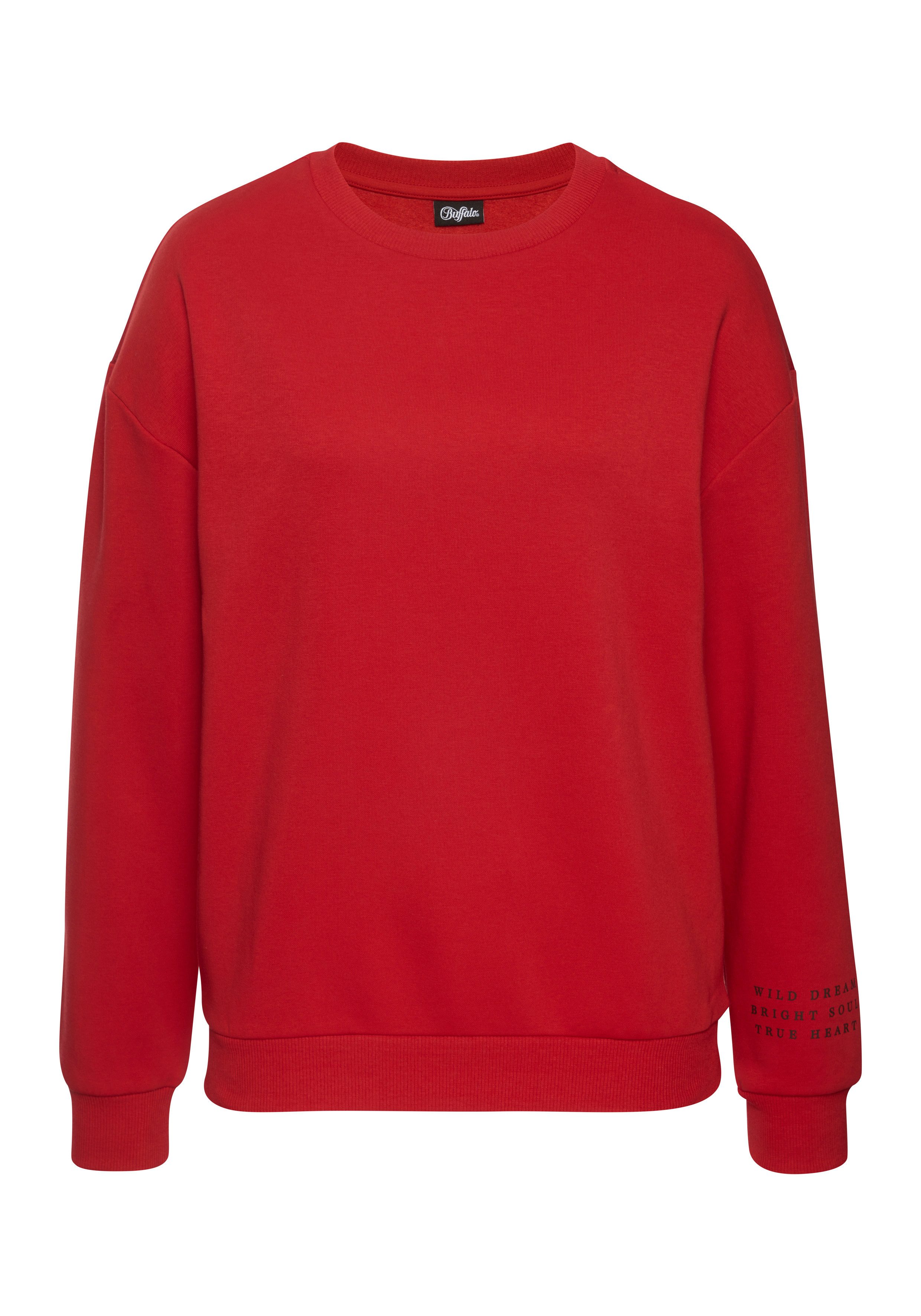 Buffalo Sweatshirt Loungesweater mit tollen Druck auf dem Rücken, Home- und Loungewear. € 39,99