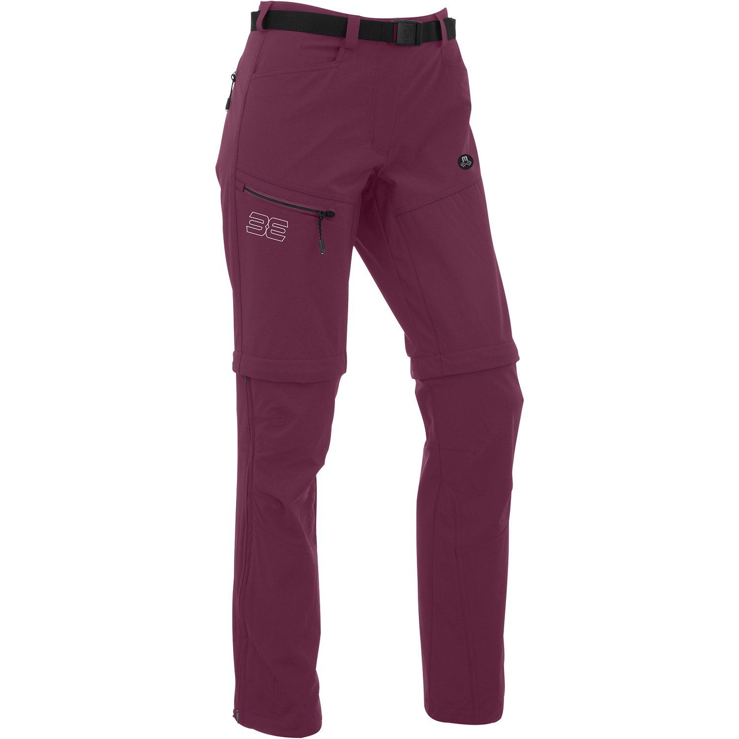 Maul Sport® Zip-off-Hose Outdoorhose Oakville Pflaume