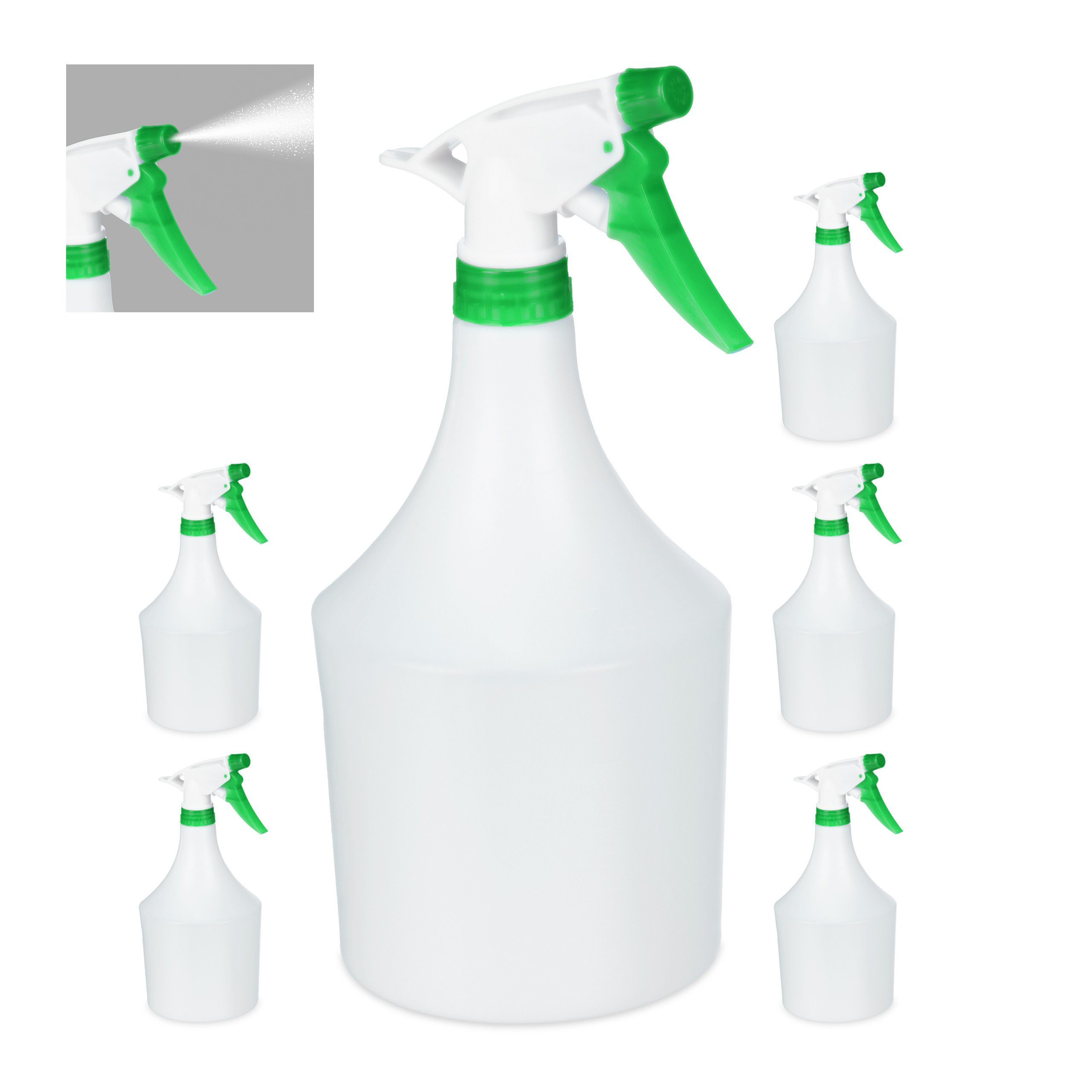Sprühflasche 6x Sprühflasche in Grün