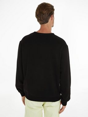 Calvin Klein Jeans Sweatshirt MONOGRAM ECHO CREW NECK mit Logodruck