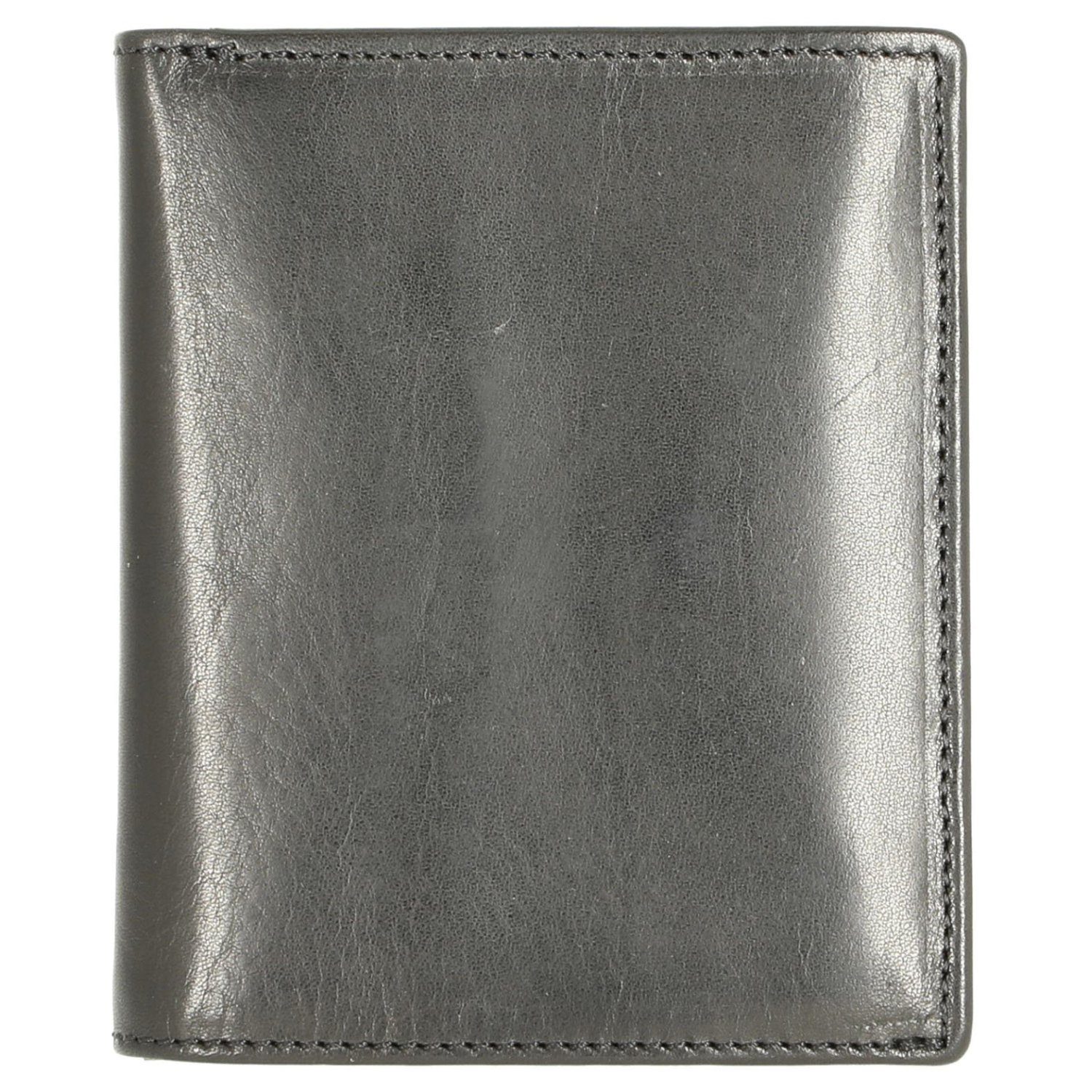 Leonhard Heyden Geldbörse Roma - Herrengeldbörse mit Münzfach Leder 11 cm (1-tlg) schwarz