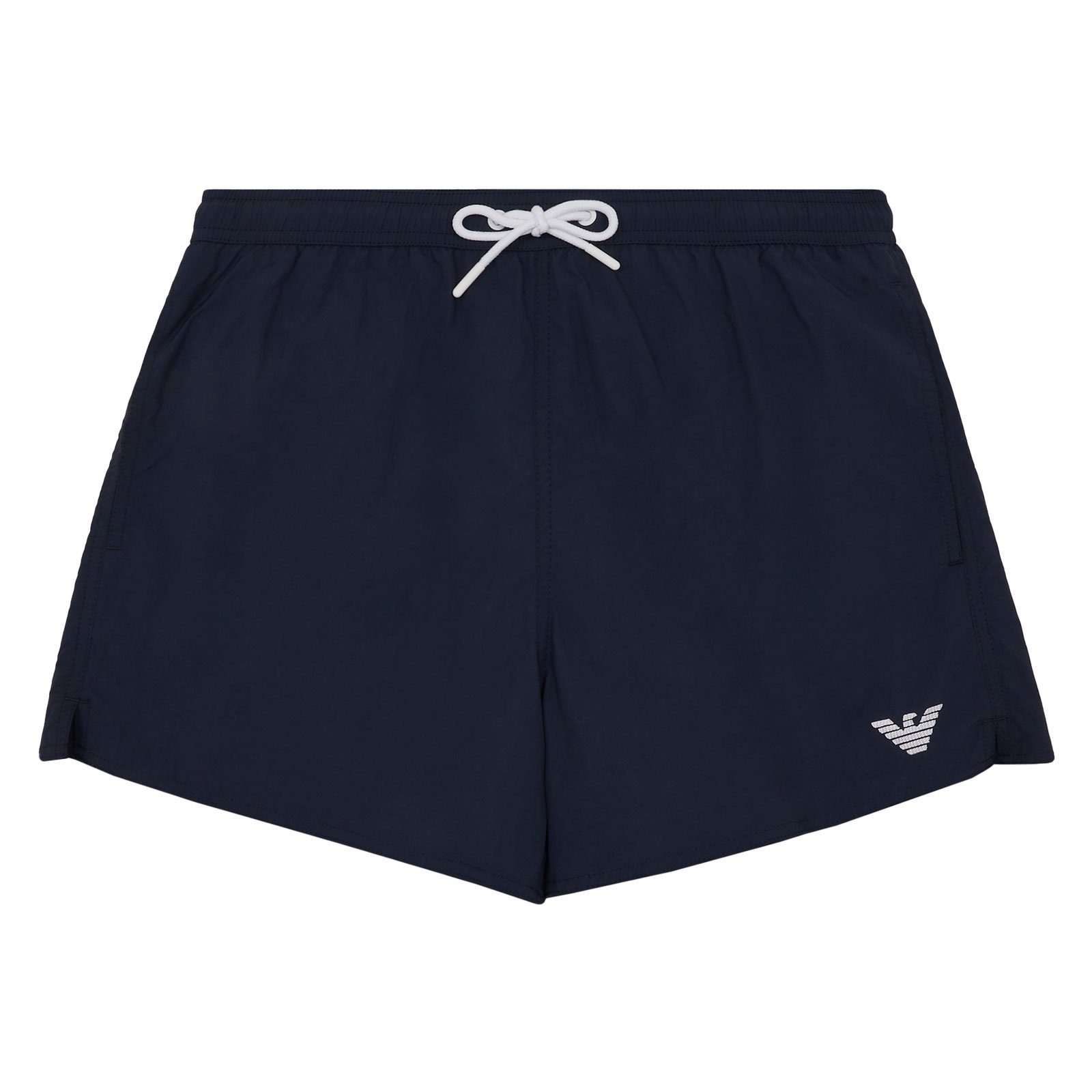 Emporio Armani Boxer-Badehose Mid Boxer Beachwear mit kleinem Markenlogo am linken Bein 06935 navy blue