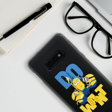 DeinDesign Handyhülle Minions Banane Film Minions Do Want, Samsung Galaxy S10e Silikon Hülle Bumper Case Handy Schutzhülle