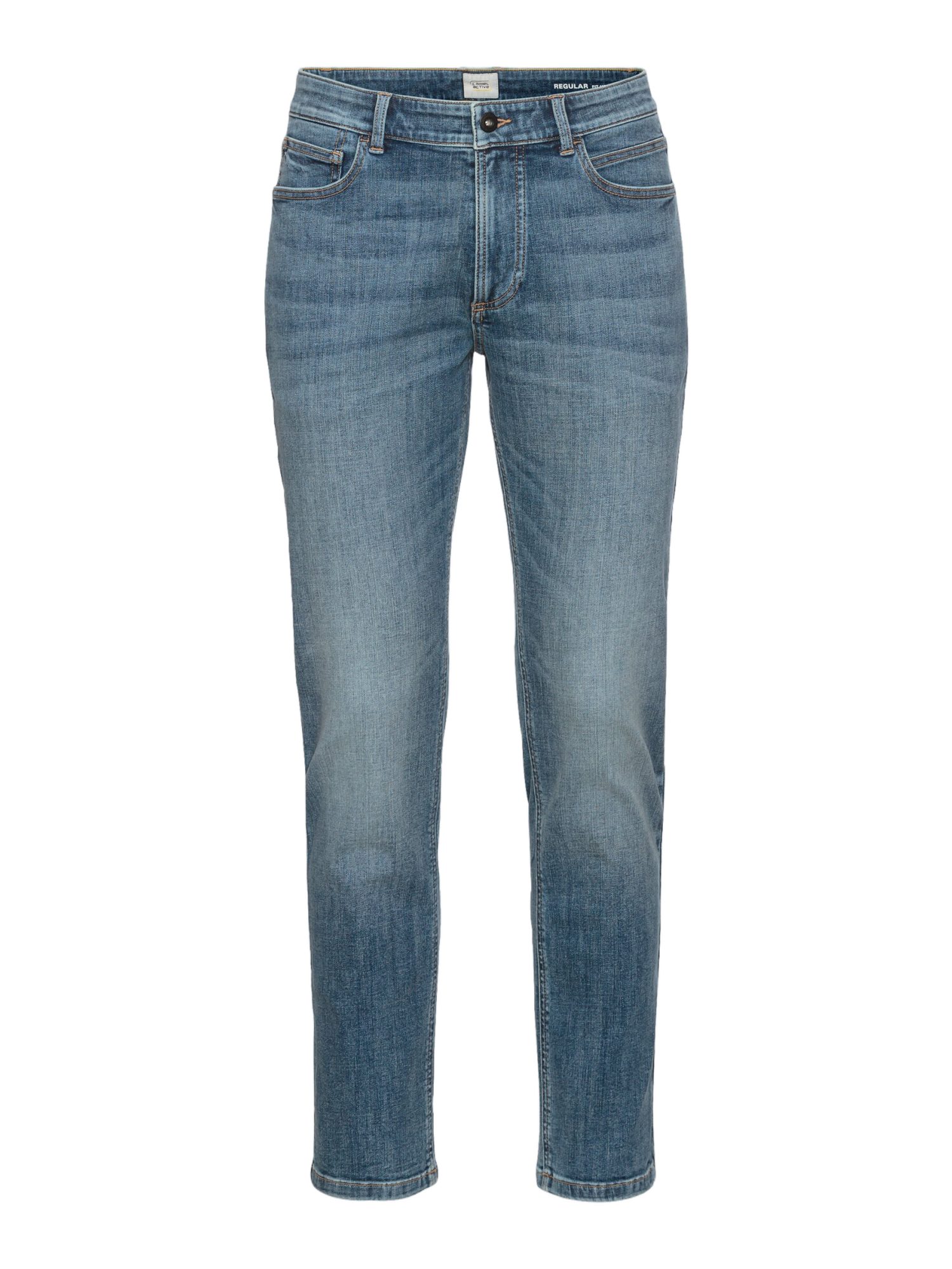 camel active 5-Pocket-Jeans blau,Freizeit,Baumwolle,Unifarben,Regular Fit,Mittel