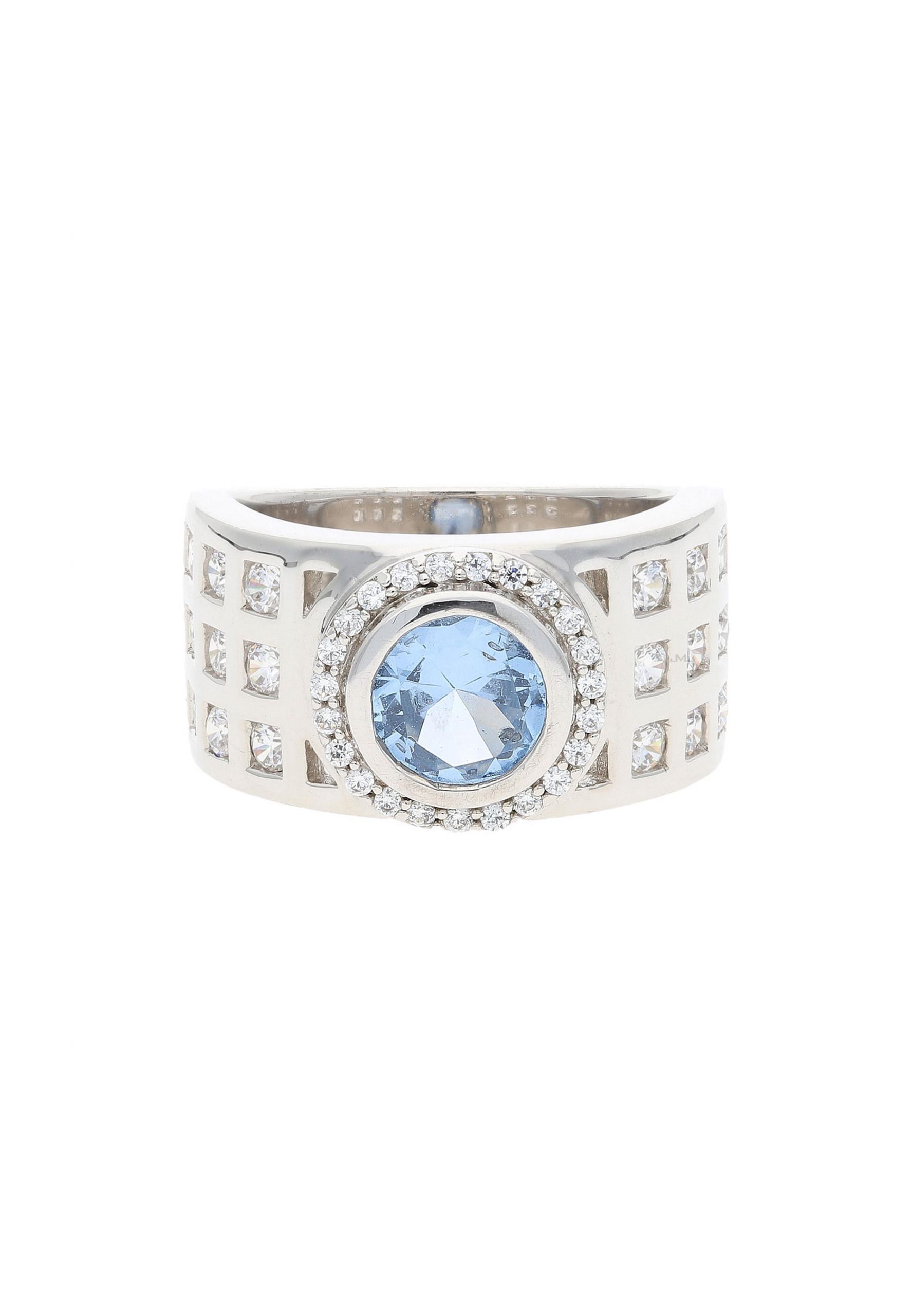 Damen Schmuck JuwelmaLux Silberring Ring Silber Fingerring Zirkonia, Spinell (1-tlg), Damen Silberring Silber 925/000, inkl. Sch