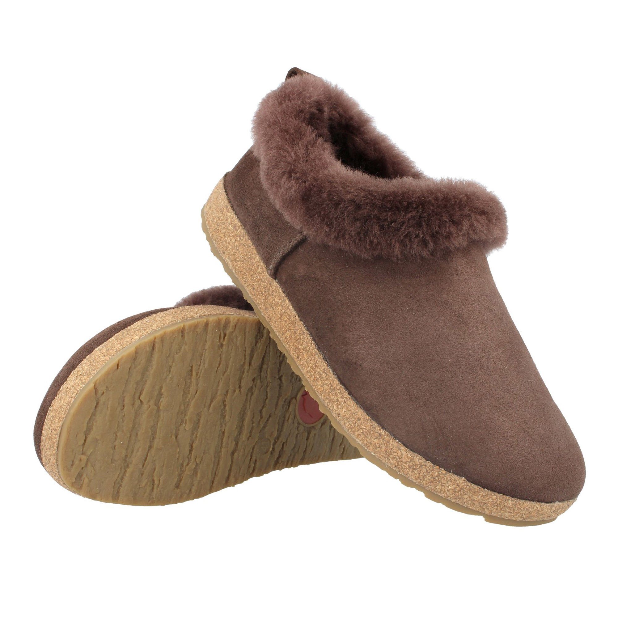 Haflinger Haflinger Iceland Lammfell Leder Hausschuh Unisex Hausschuh