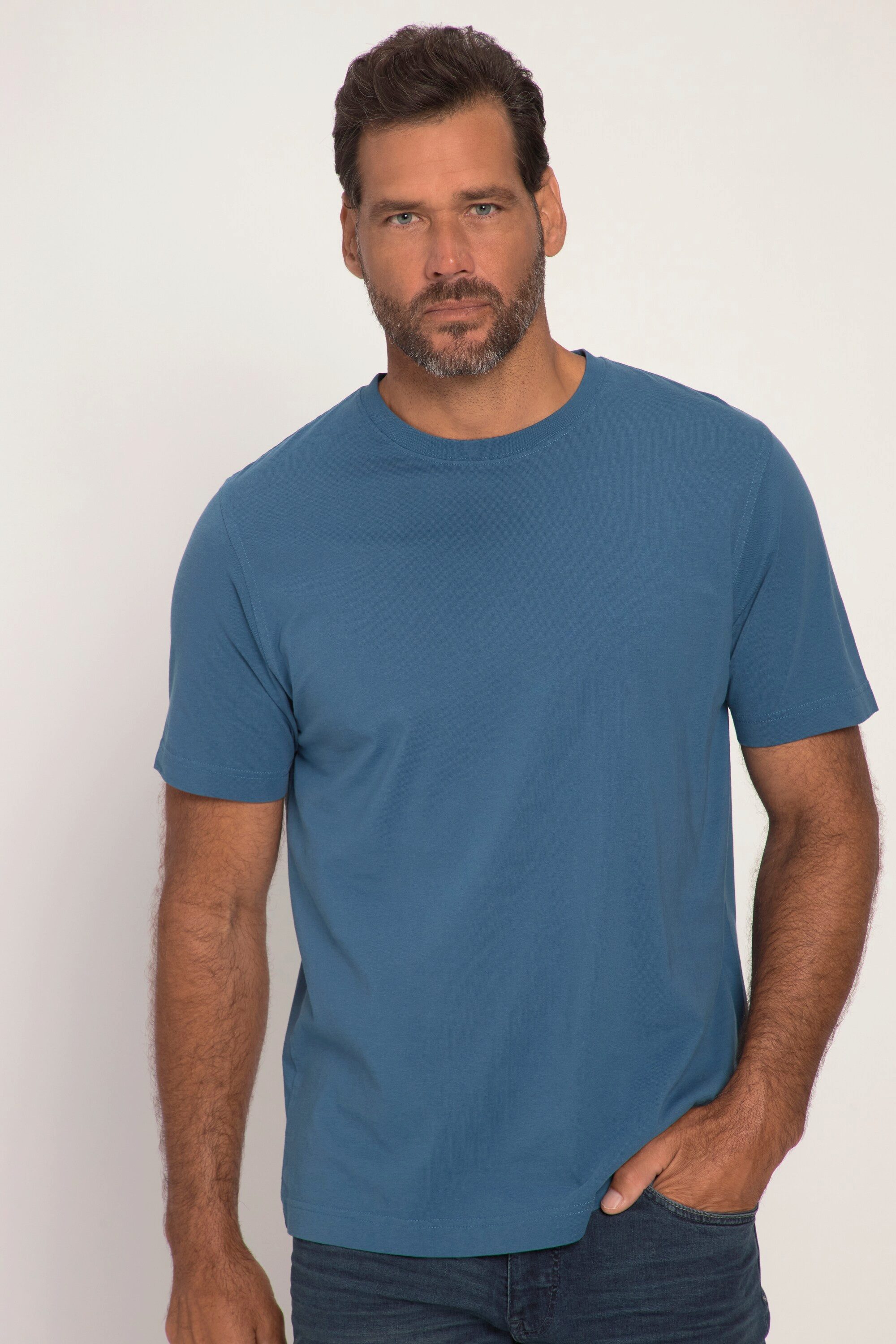 JP1880 T-Shirt T-Shirt Basic Rundhals gekämmte Baumwolle günstig online kaufen
