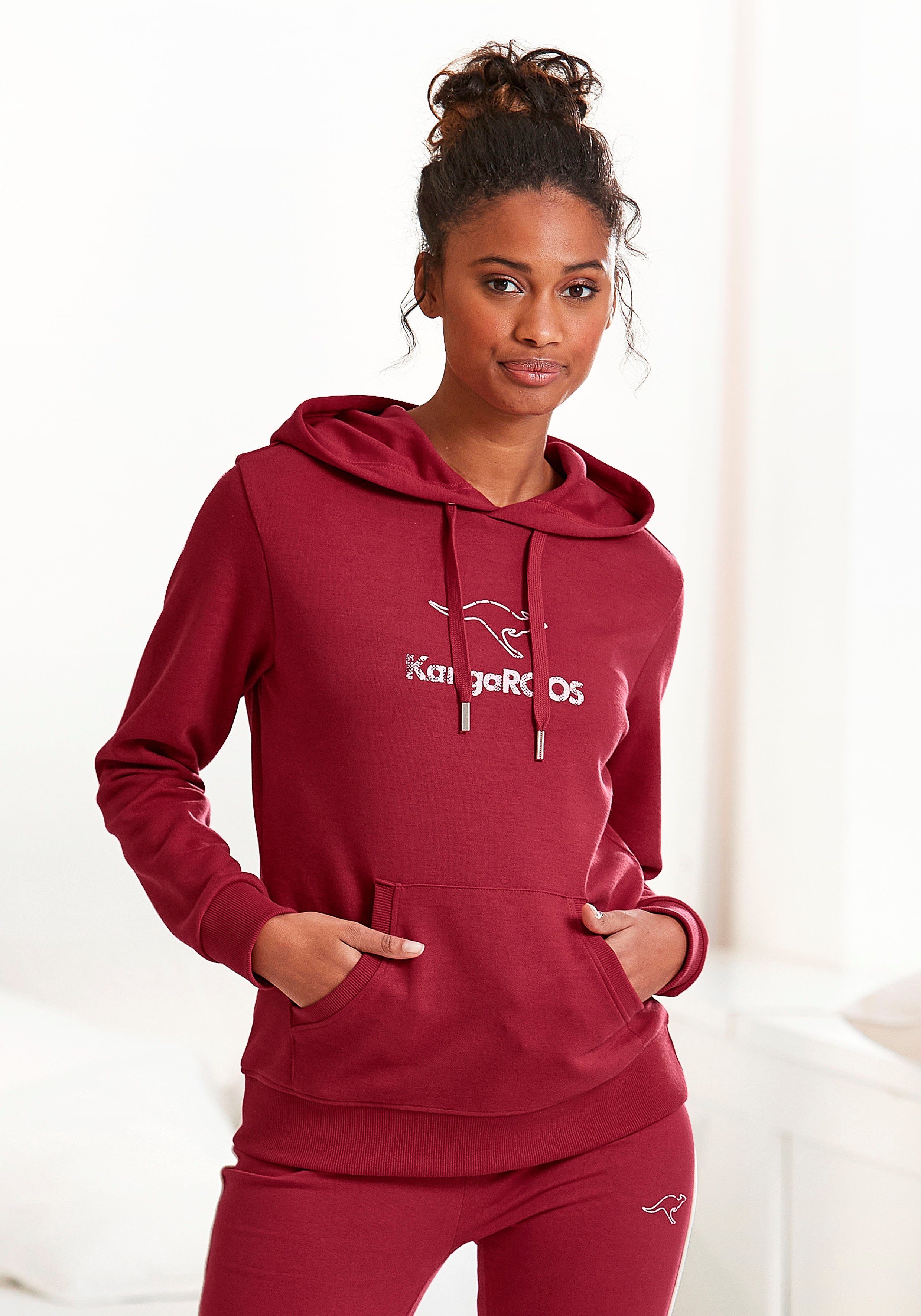 KangaROOS Hoodie, mit Kängurutasche, Loungewear, Loungeanzug günstig online kaufen