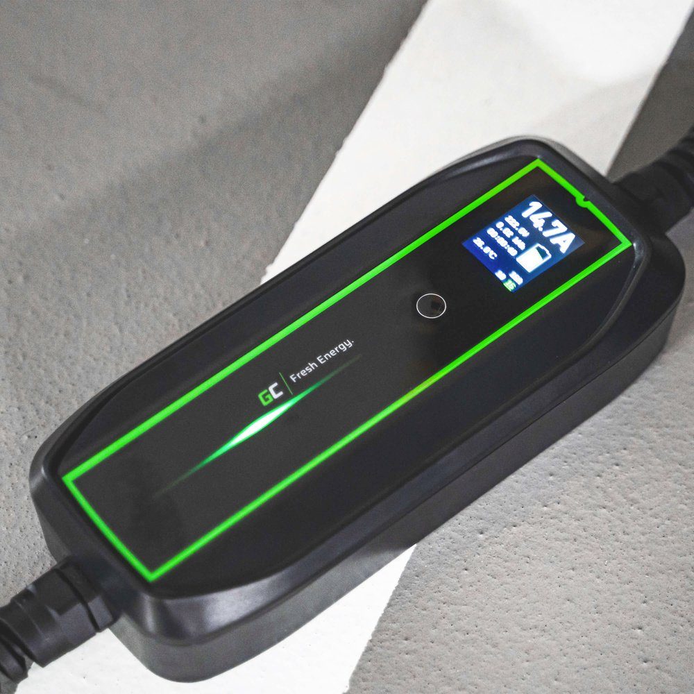 Thumbnail - Green Cell Elektroauto-Ladestation Green Cell EV PowerCable Mobile Ladestation Typ 2 16 A Anzahl Anschlü