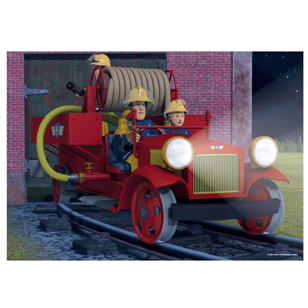 Feuerwehrmann Sam Puzzle Puzzle Feuerwehrmann Sam 35 Teile Jumbo Spiele Legespiel, 35 Puzzleteile