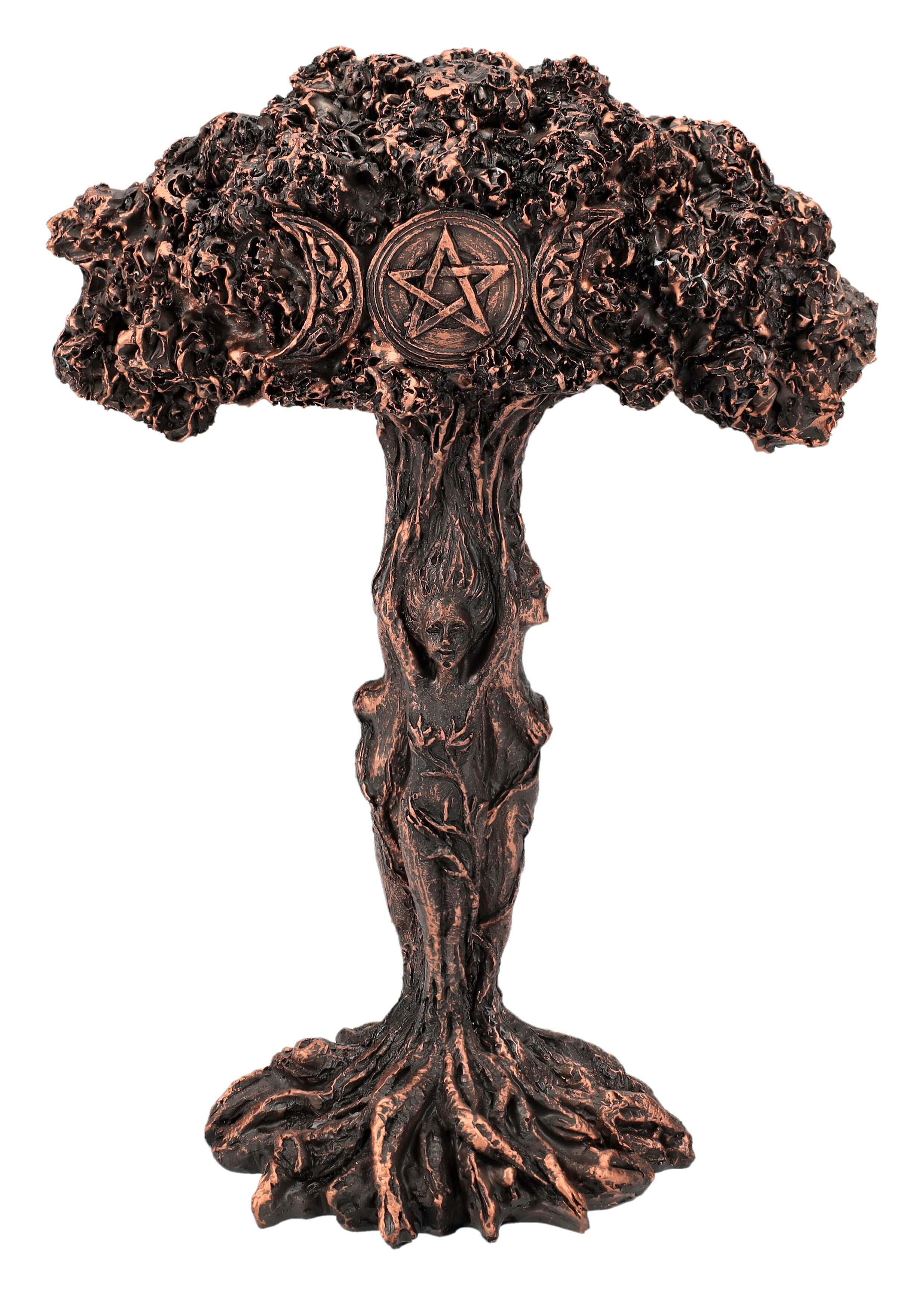 Figuren Shop GmbH Dekofigur Baum Ent Figur - Dreifach Mond mystische Dekofigur Fantasy Dekoration
