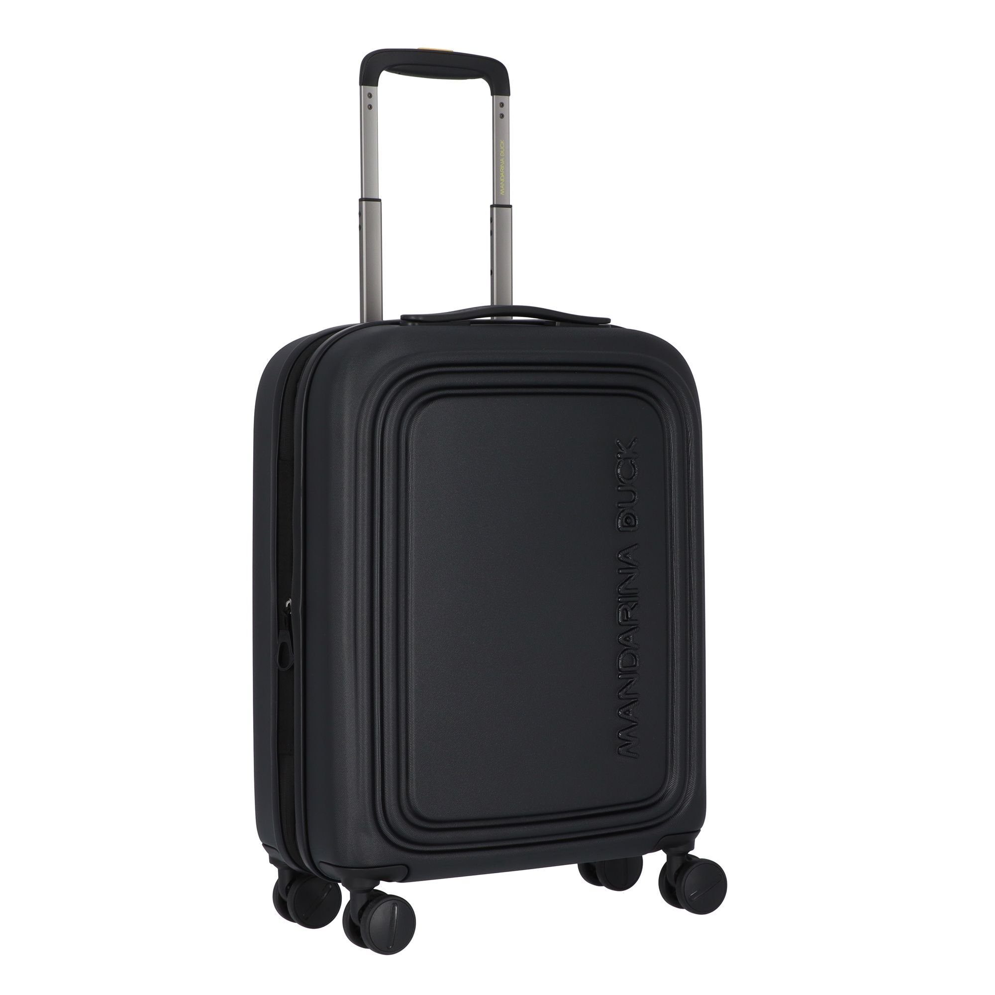 black 4 Mandarina Logoduck Polycarbonat Duck +, Rollen, Handgepäck-Trolley