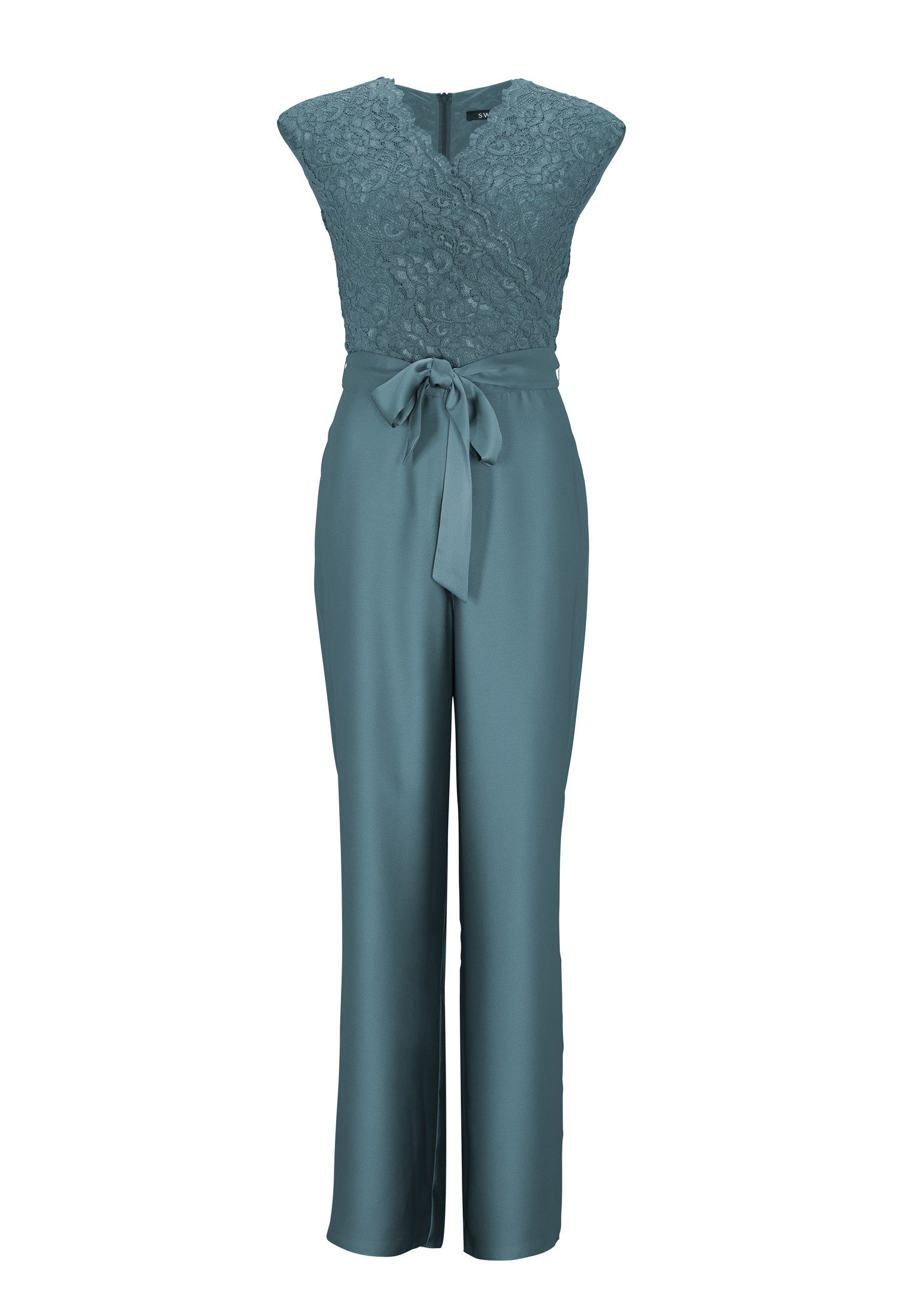 SWING Jumpsuit - festlicher Jumpsuit aus Material-Mix mit Spitze - Overall günstig online kaufen