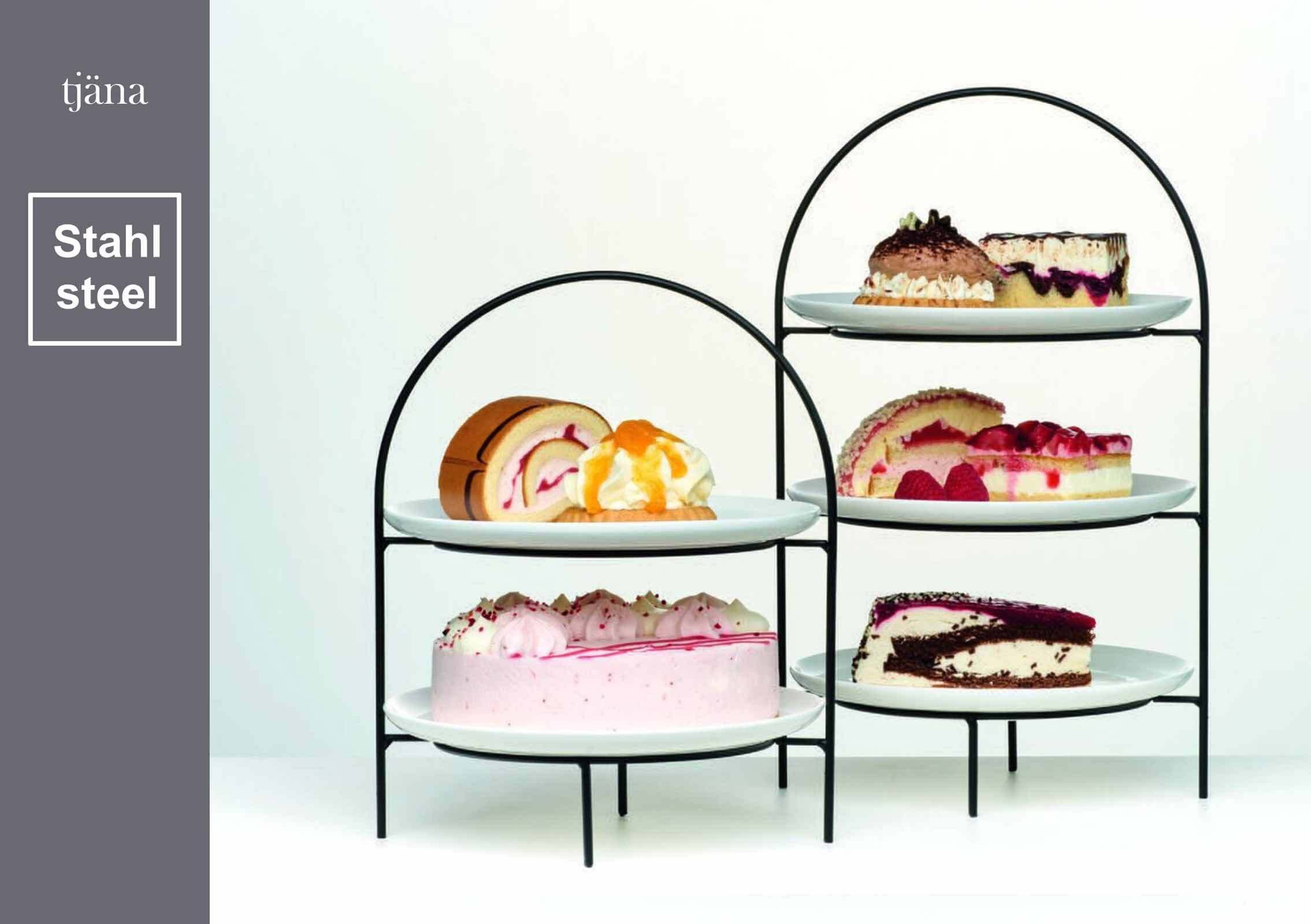 Ritzenhoff & Breker Etagere Tjäna Etagère 2-stufig, Metall, (1-tlg)