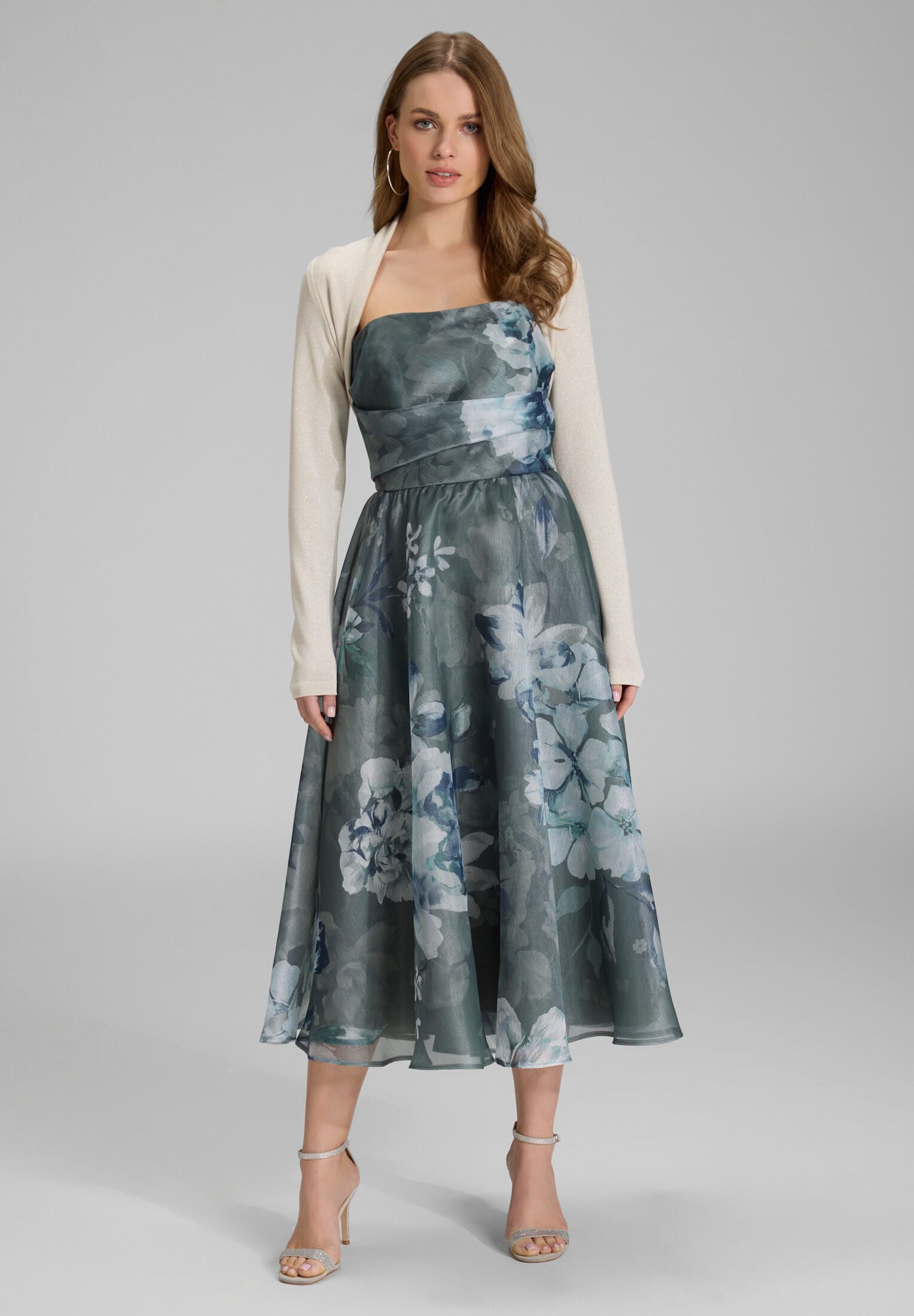 SWING Boleroblazer - Kurzer Bolero mit Glitzergarn Figurbetonter Schnitt