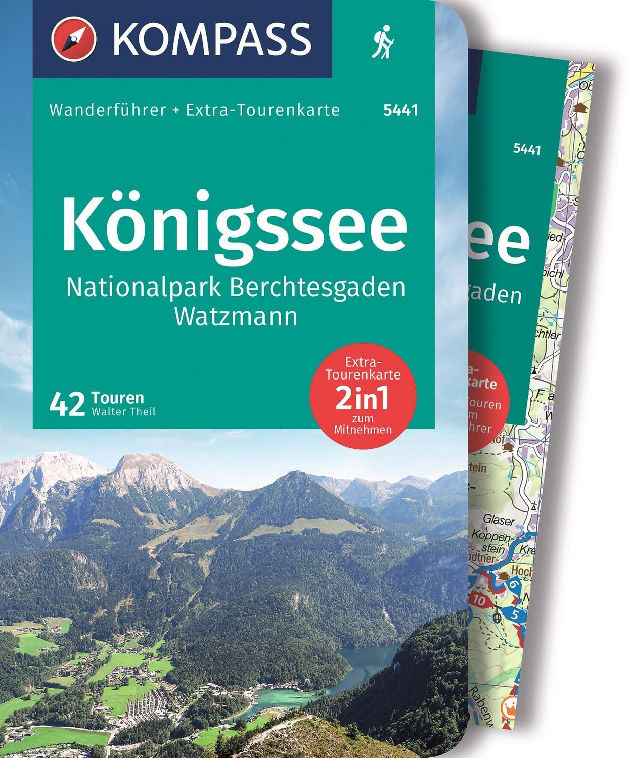 KOMPASS Wanderführer Königssee, Nationalpark Berchtesgaden, Watzmann, / Walter T