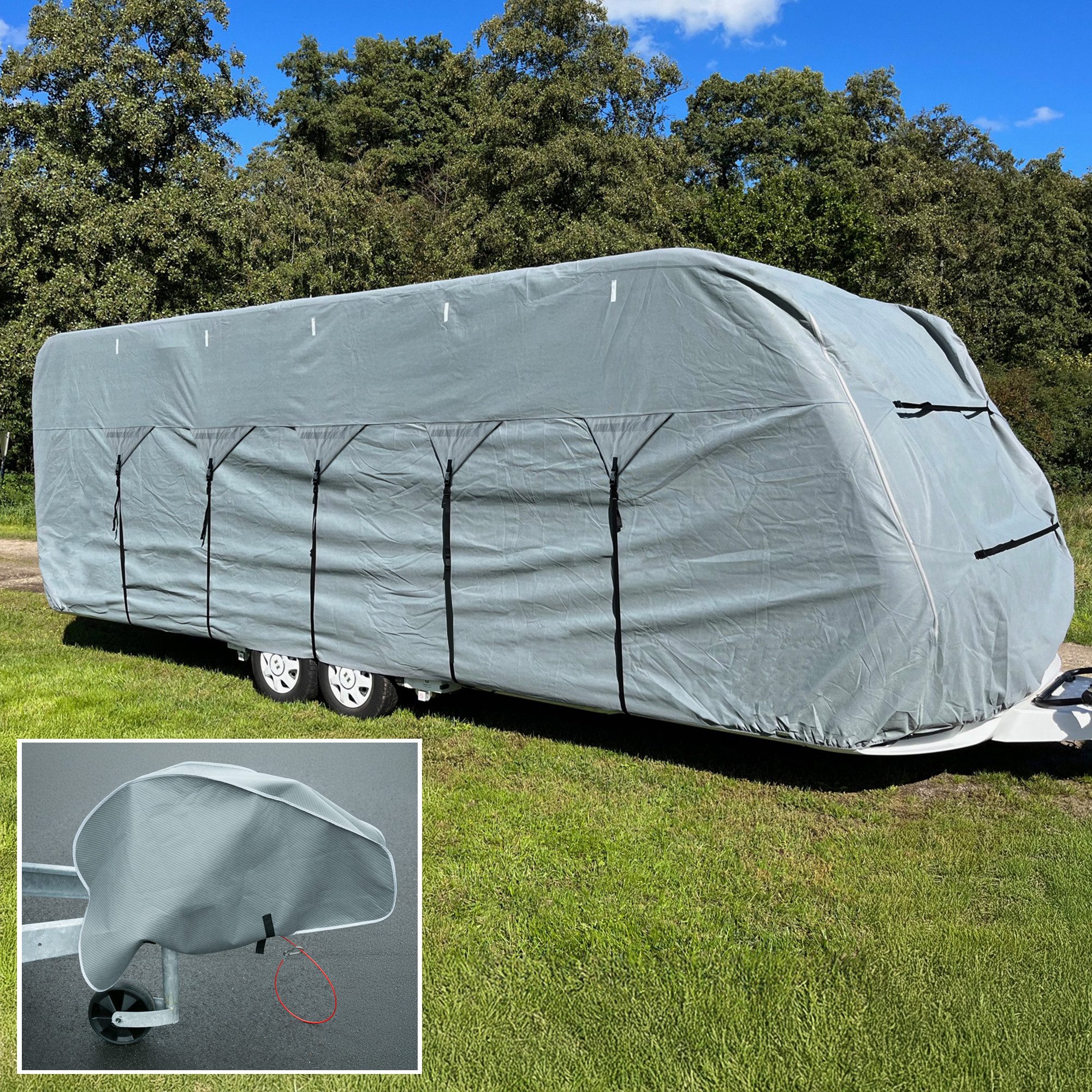 yourGEAR Faltgarage your GEAR Wohnwagenabdeckung Bonito 510 - 550 • für 230 - 250 Breite