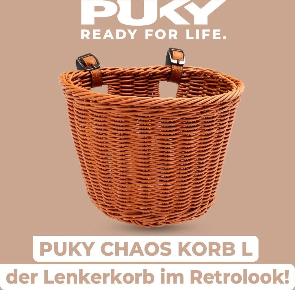 Puky Fahrradkorb Puky Lenkerkorb Chaos Korb L, braun, für JOKER und 16"-20" Fahrräder