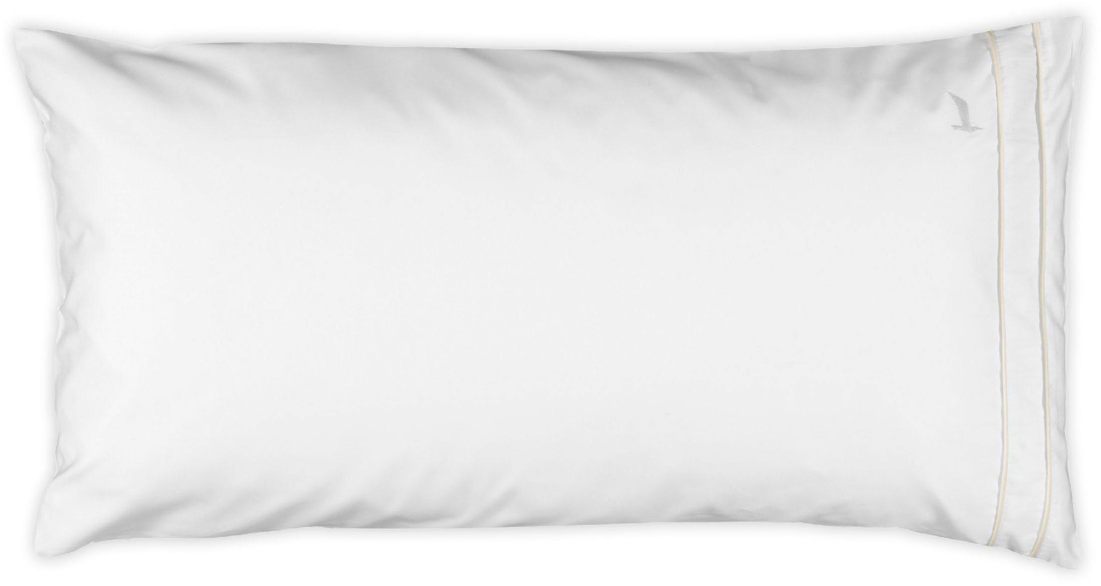 Möve Kissenbezug Möve Noblesse, (1 Stück), mit eleganten Biesen günstig online kaufen