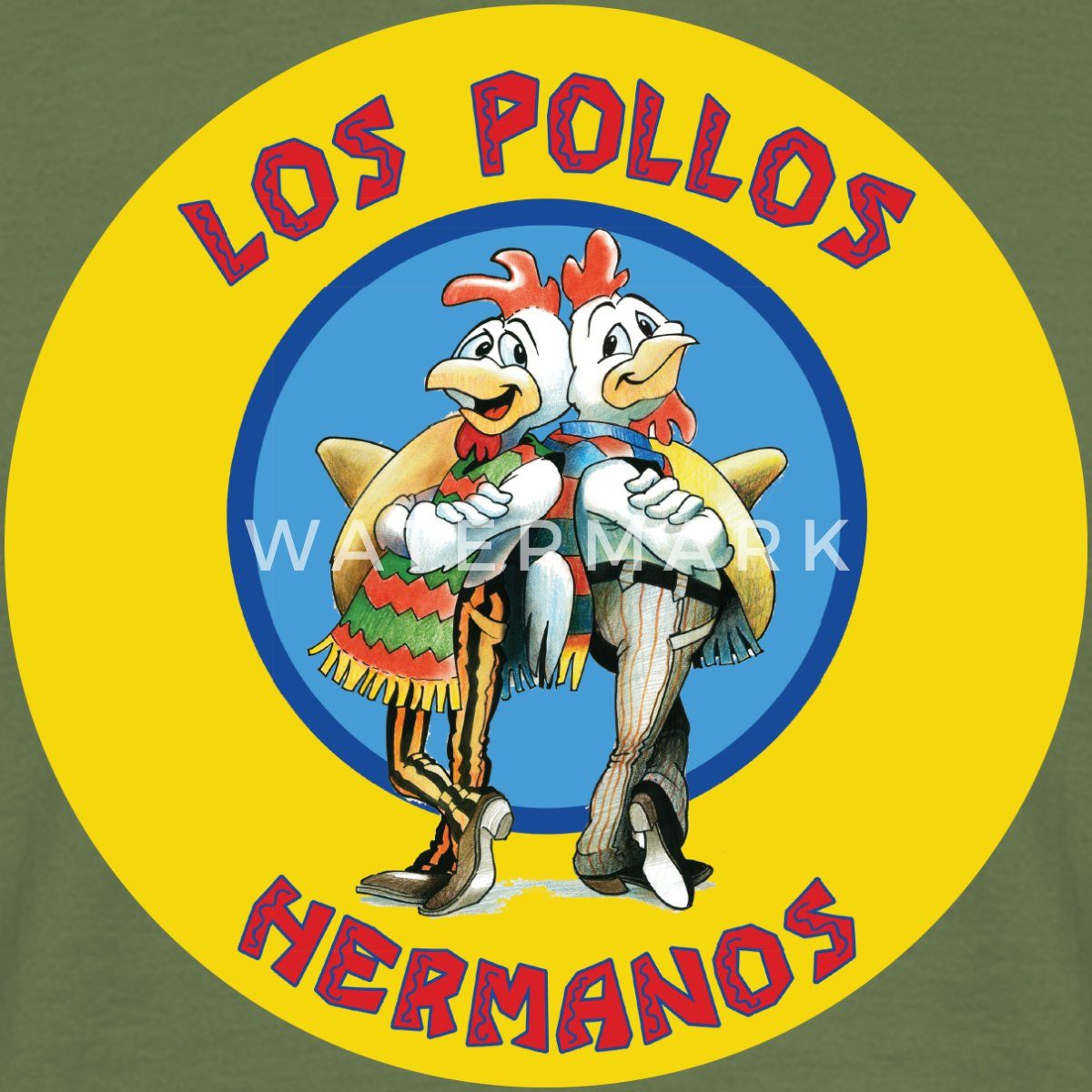 Spreadshirt T-Shirt Breaking Bad Los Pollos Hermanos Männer T-Shirt (1-tlg)