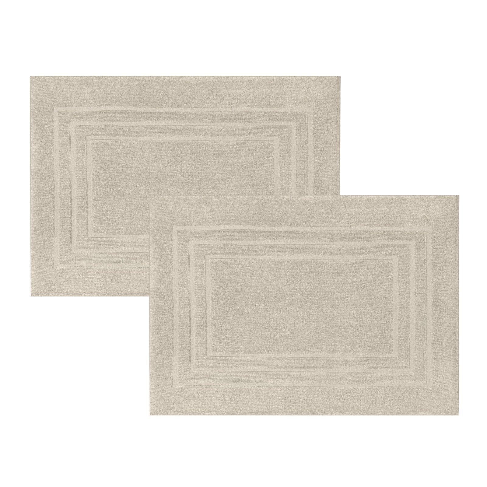 CLASS HOME COLLECTION Duschmatte 2er-Pack Frottee Duschvorleger 50x70 cm, f günstig online kaufen