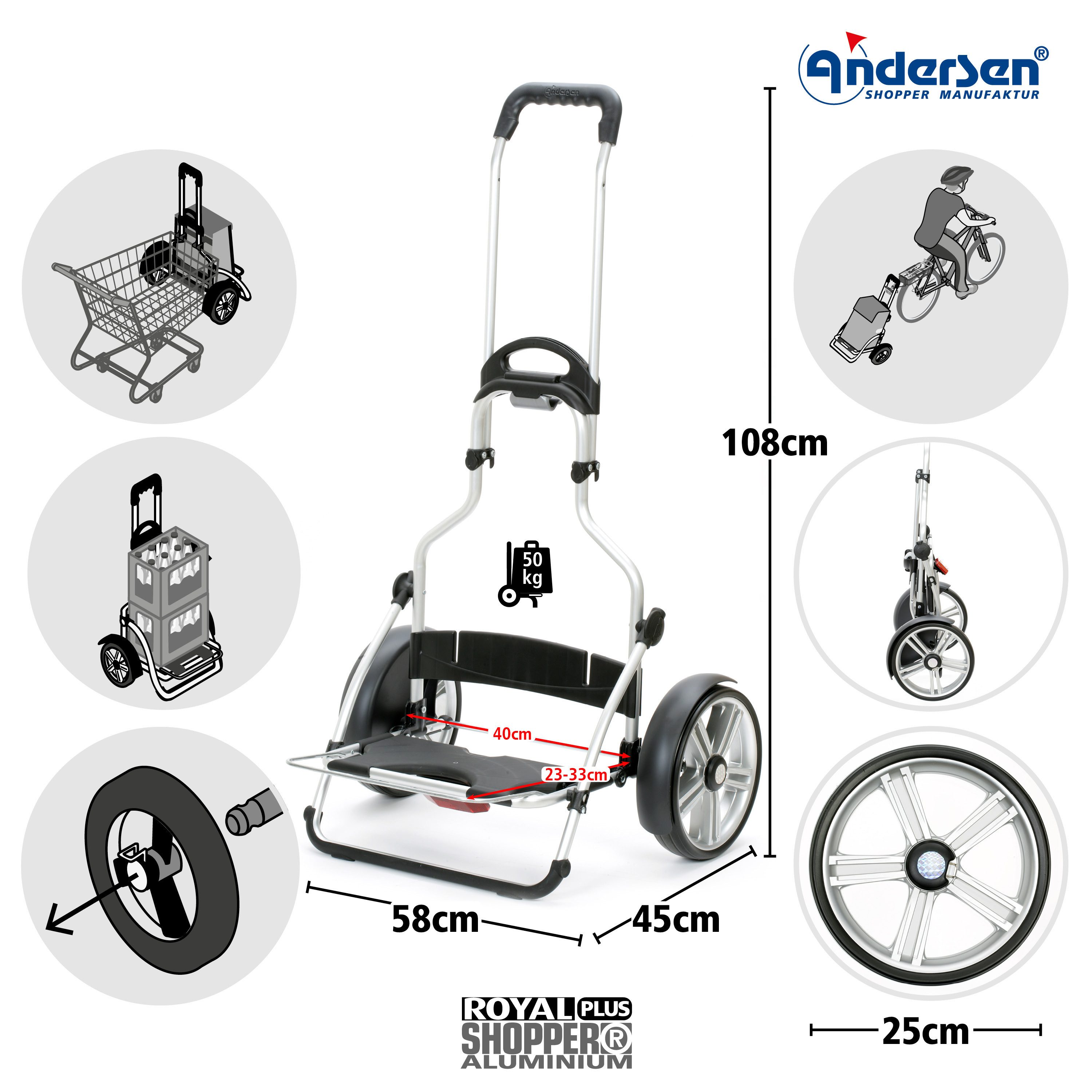 Andersen Einkaufsshopper Royal Shopper Plus mit günstig online kaufen