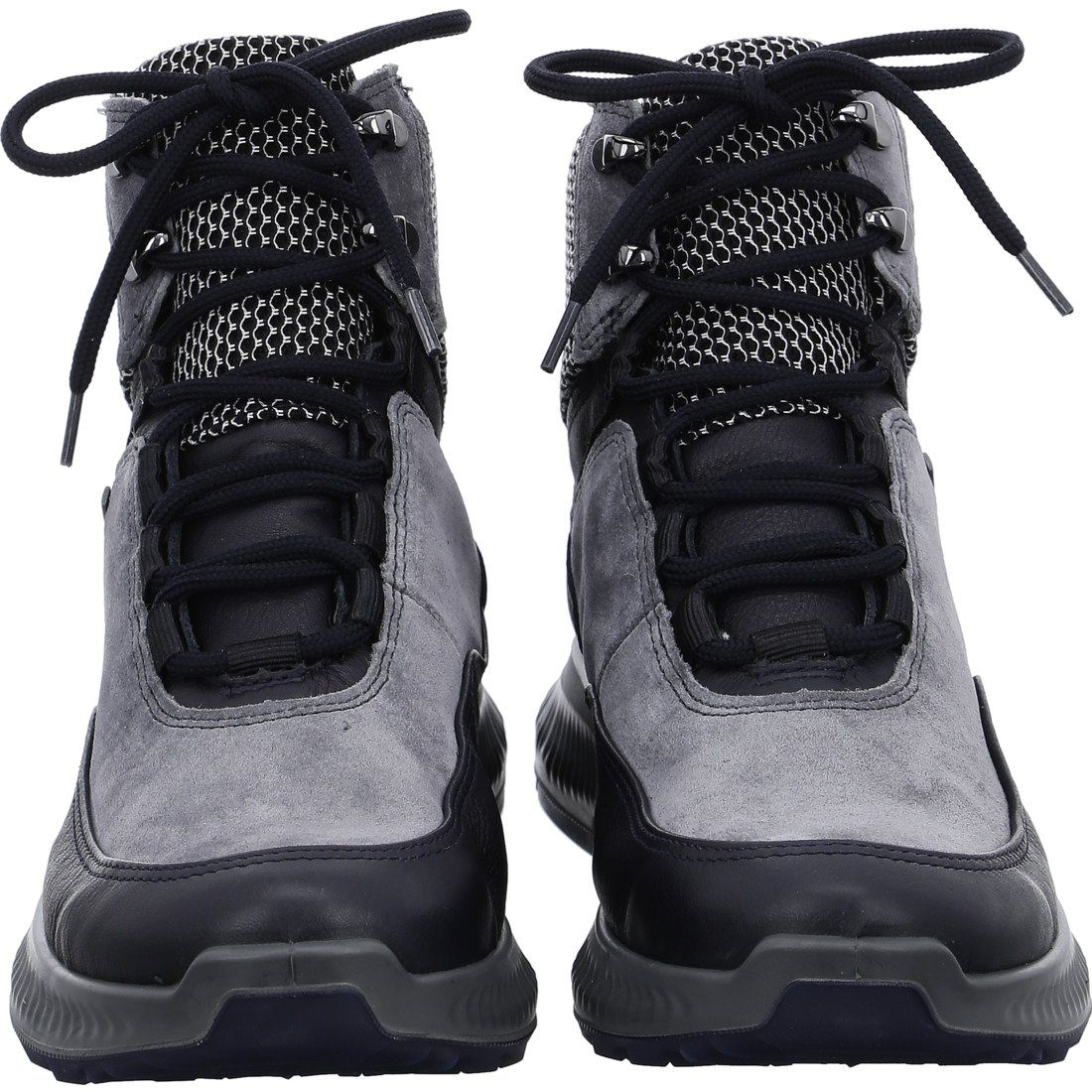 Stiefel Damen Leder Schuhe, grau 046747 - Ara Hiker Ara Stiefel