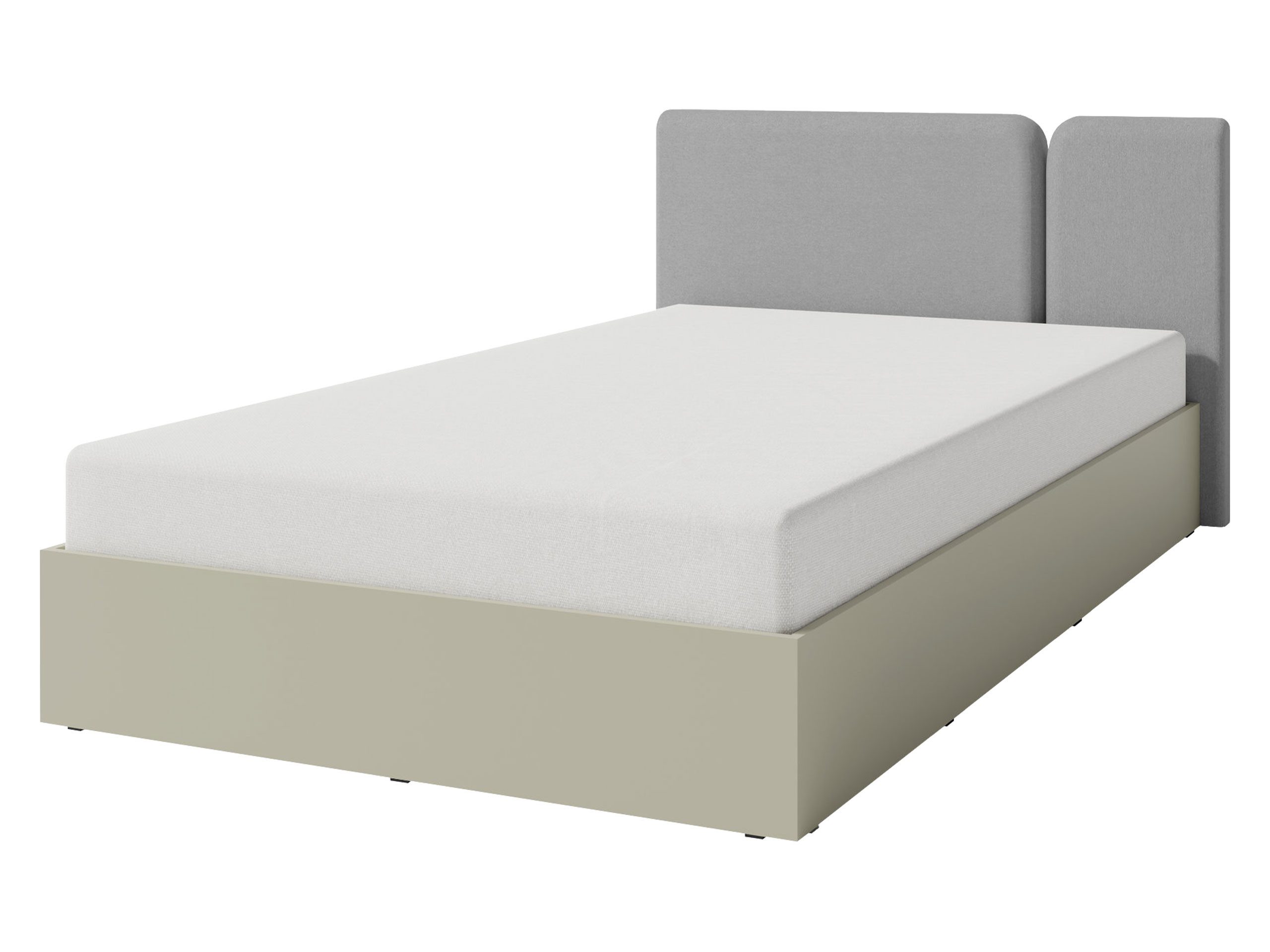 MIRJAN24 Jugendbett Luca LC14 (mit Bettkasten), Leistenlattenrost mit Metallrahmen, 120x200 cm